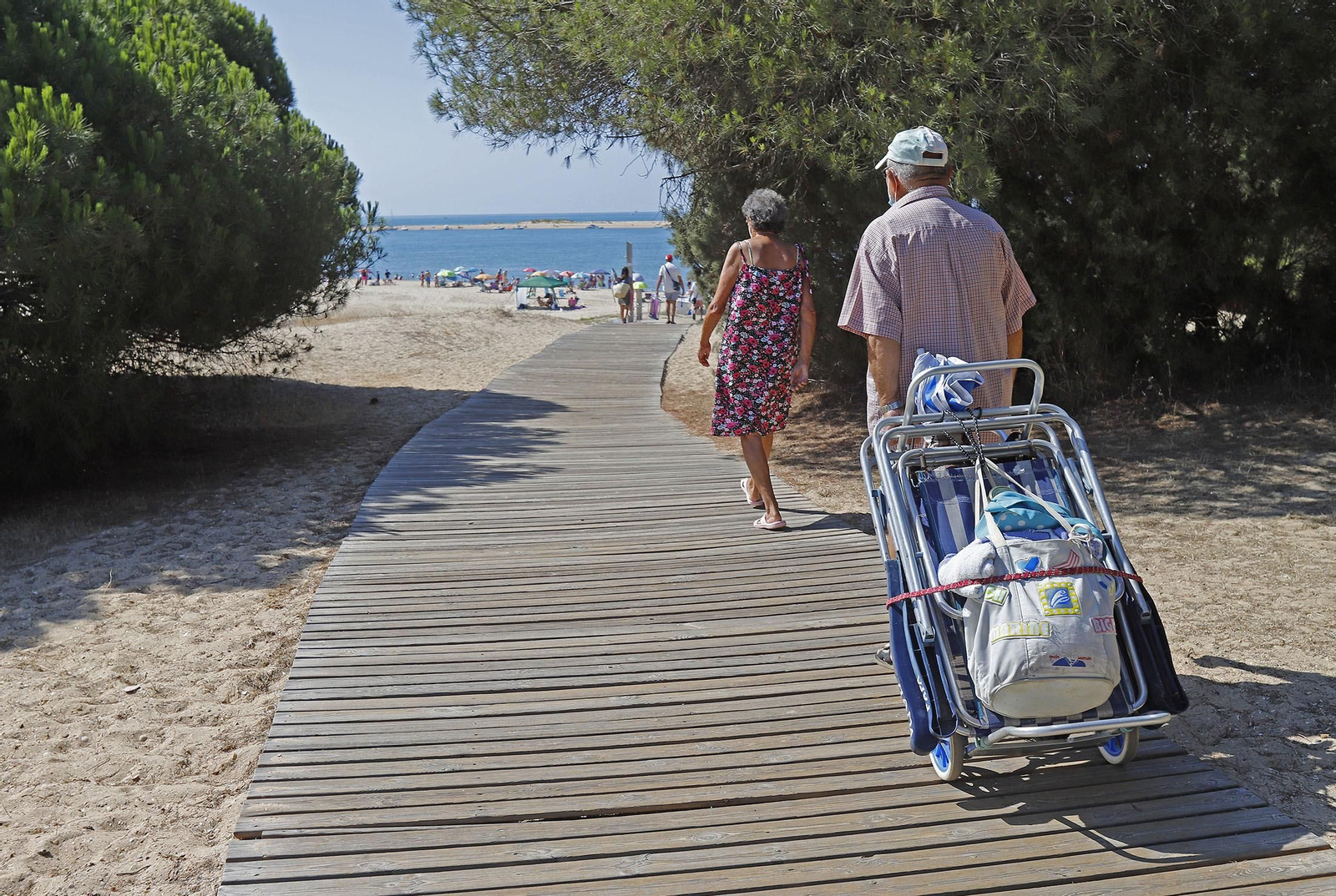 Imágenes de la jornada de playa en el Nuevo Portil