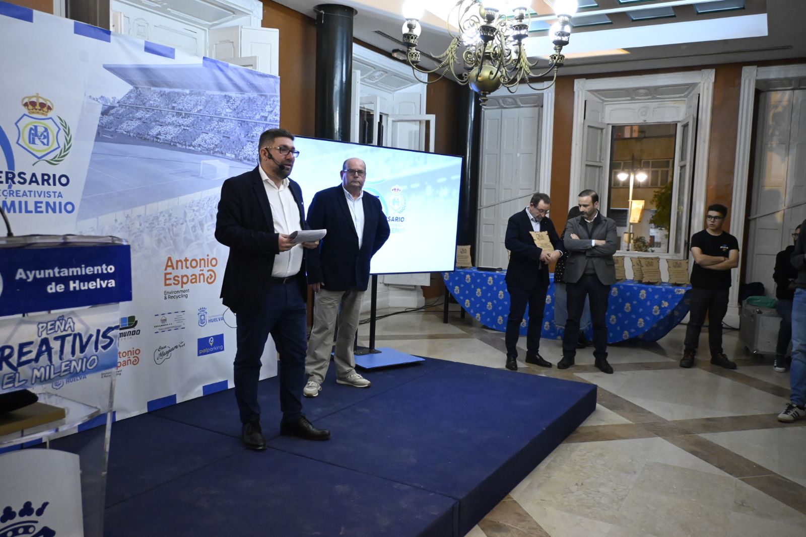 Acto de celebración del 25 aniversario de la Peña Cultural Recreativista 'El Milenio' en imágenes