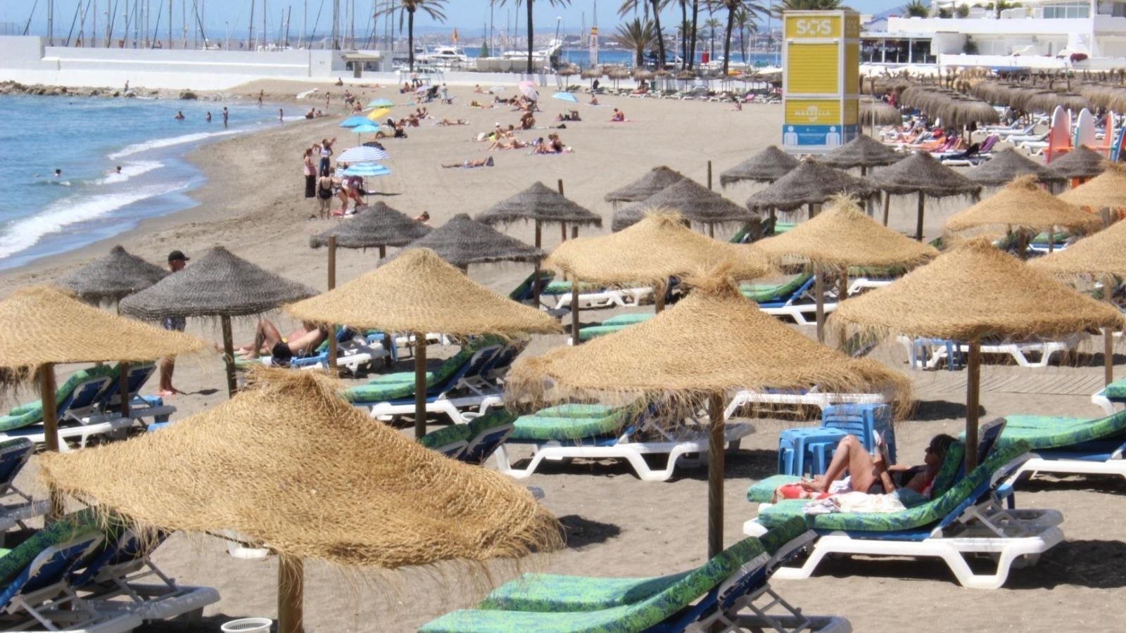 Playa de la Venus, en Marbella.