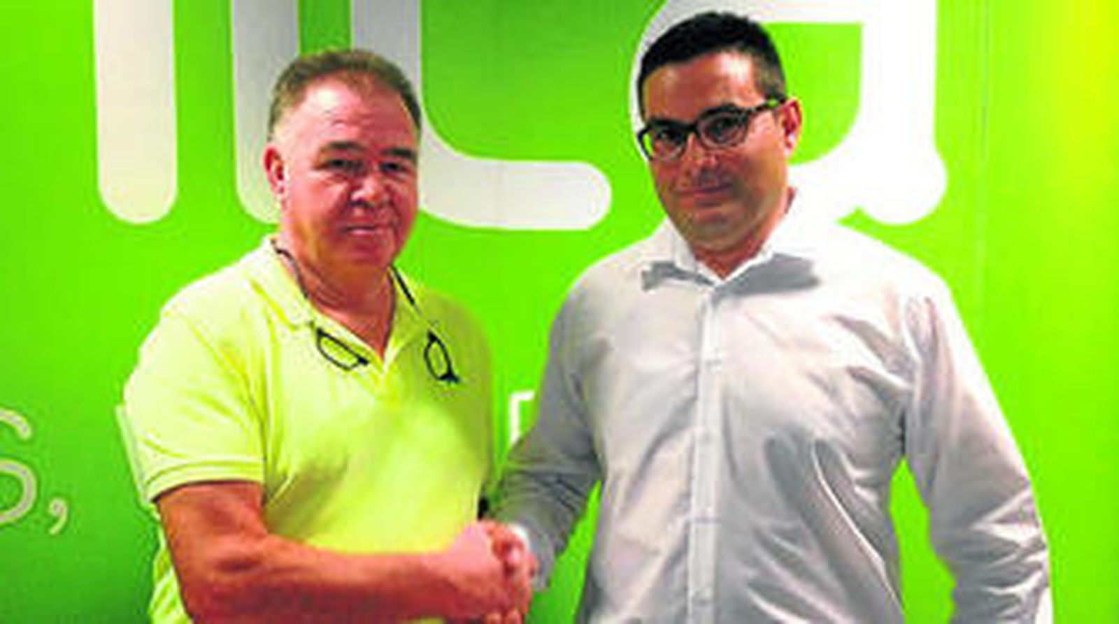 José Martínez, presidente de Unica, y el presidente de Cota 120, Juan Marín.