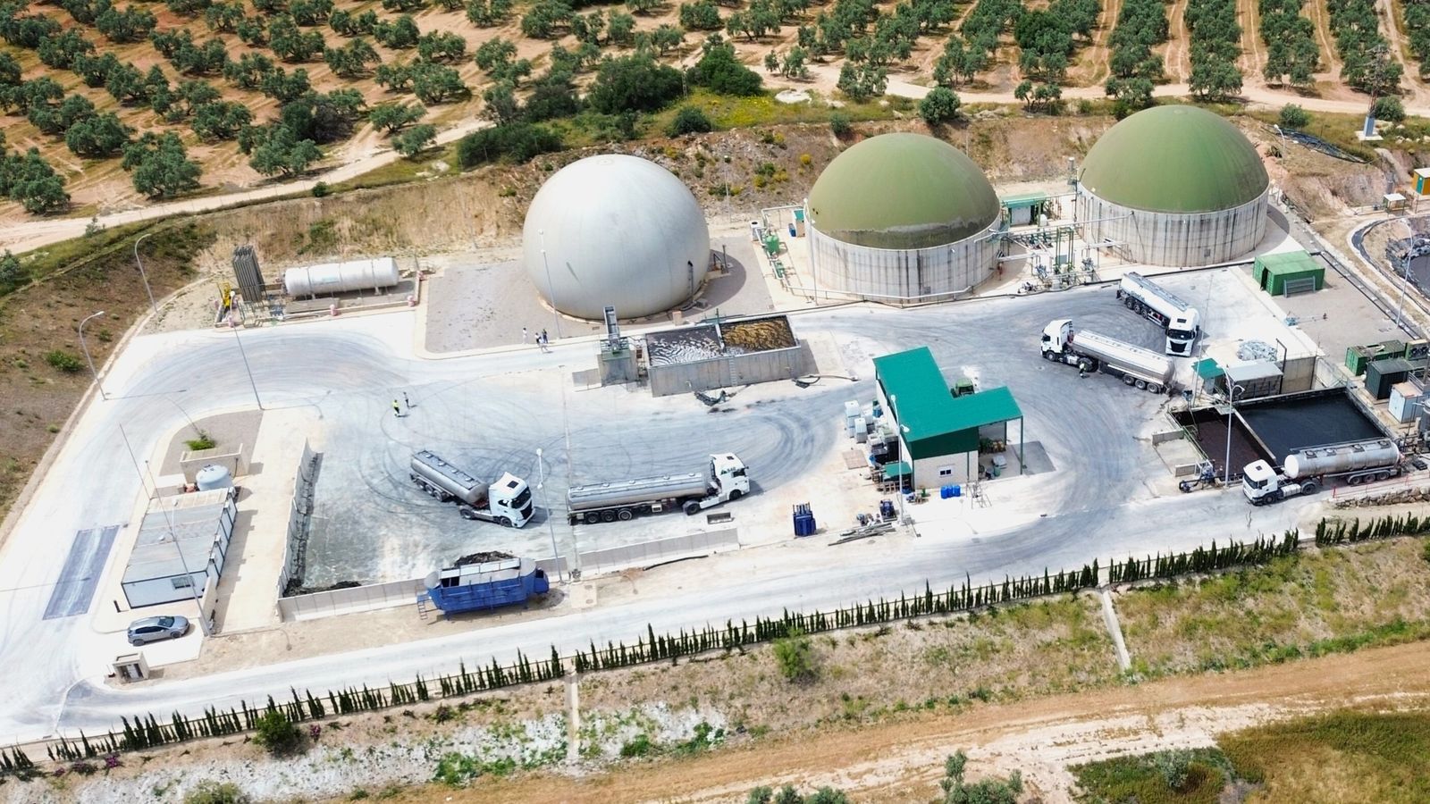 Planta de biogás en Campillos, en funcionamiento desde 2016