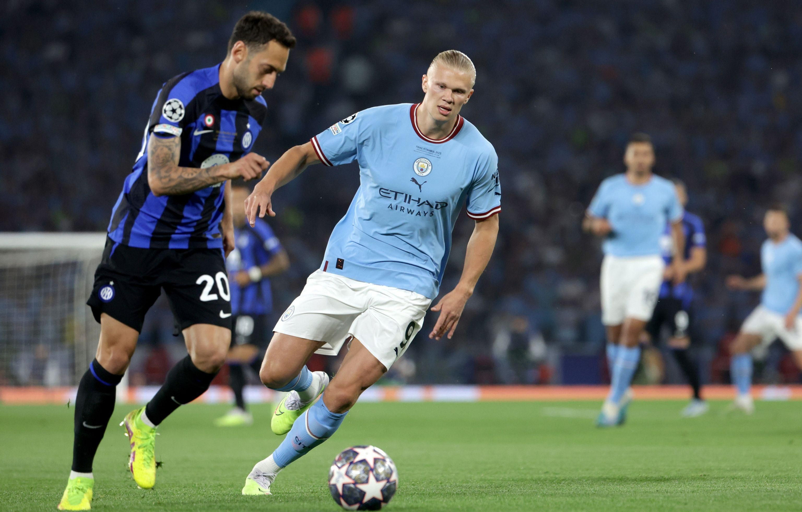 Las imágenes de la fina de la Champions entre el Manchester City y el Inter de Milán