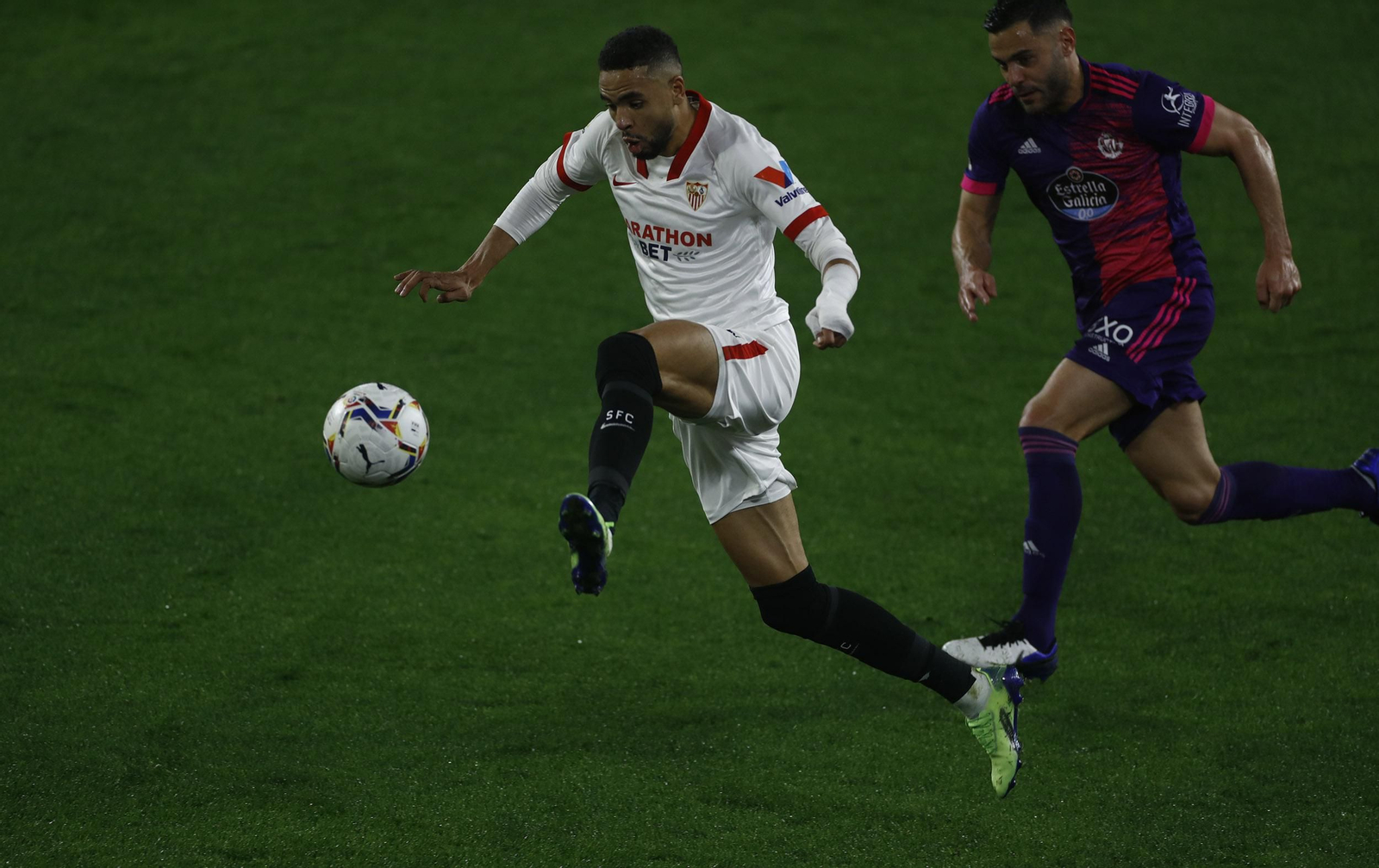 Las imágenes del Sevilla-Valladolid