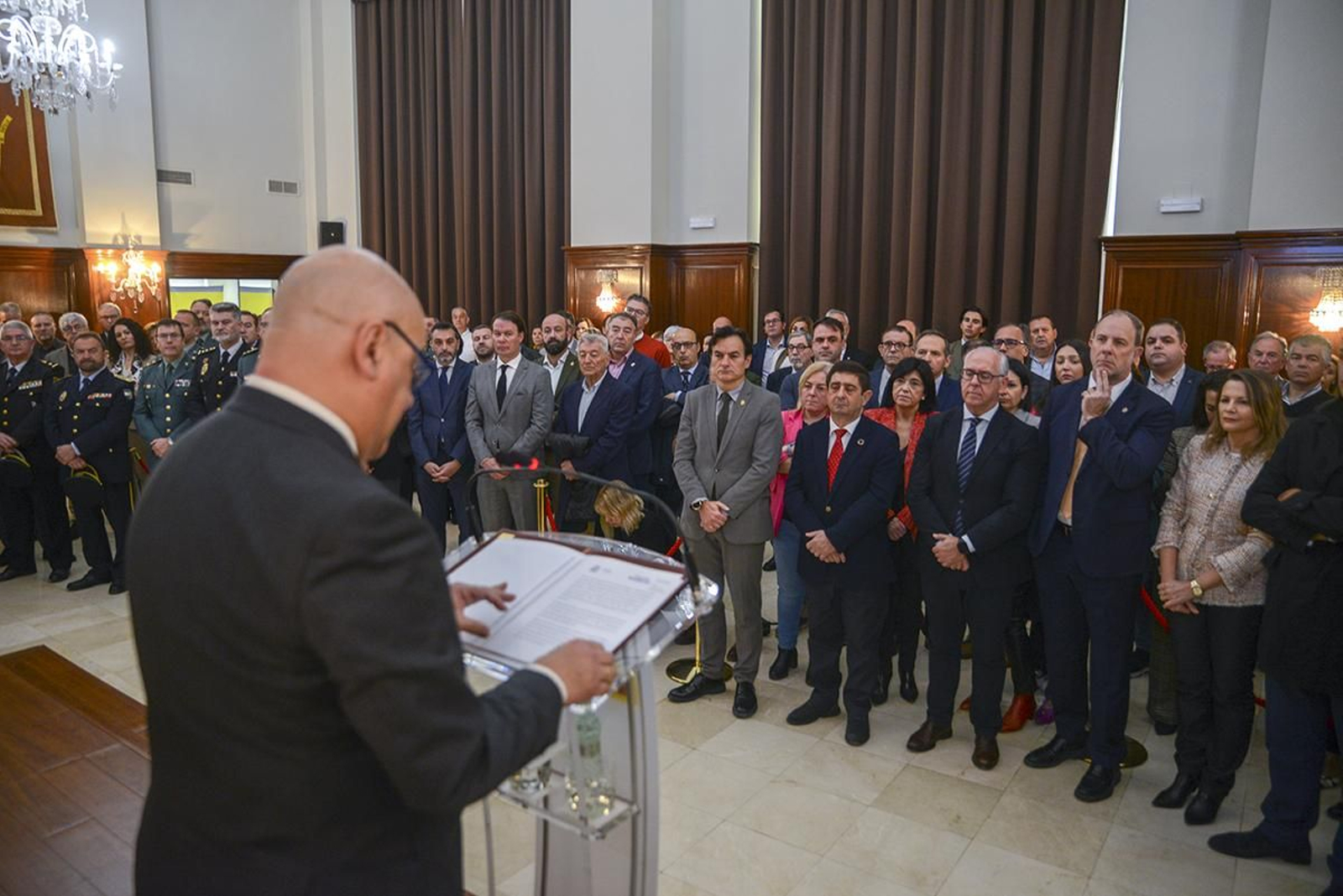 Presentación del subdelegado del Gobierno de España en Jaén, Manuel Fernández.