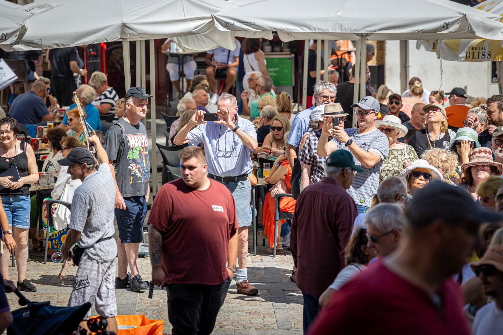 Los turistas que han llegado a Cádiz en los cinco cruceros