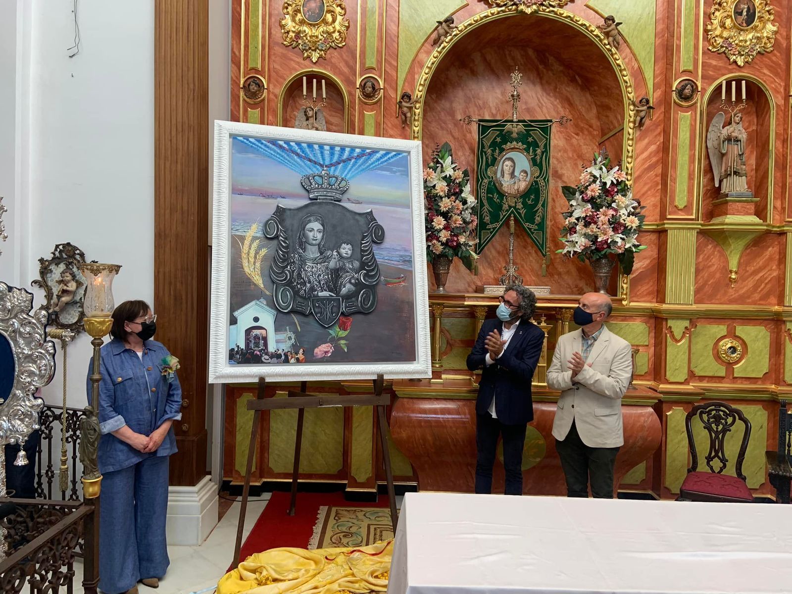 Momento de la presentación del cartel