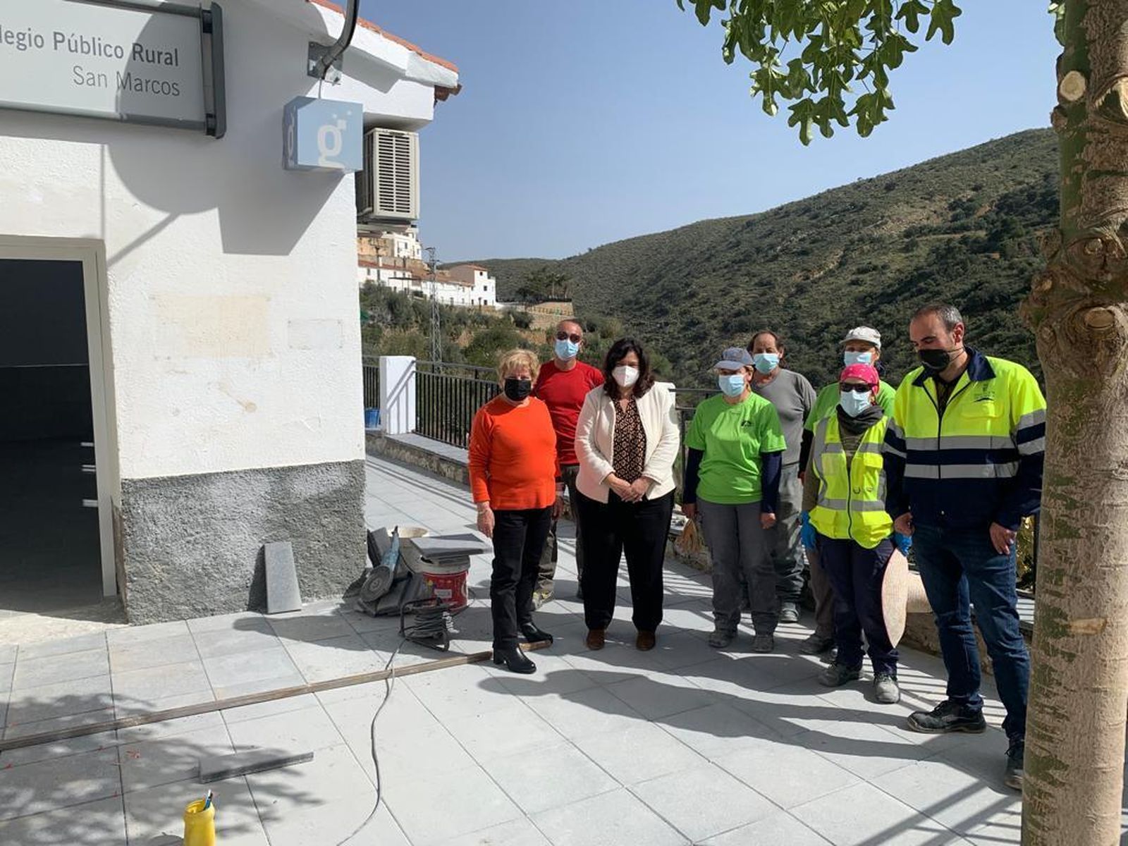 Mejoras en el colegio rural San Marcos de Laroya.