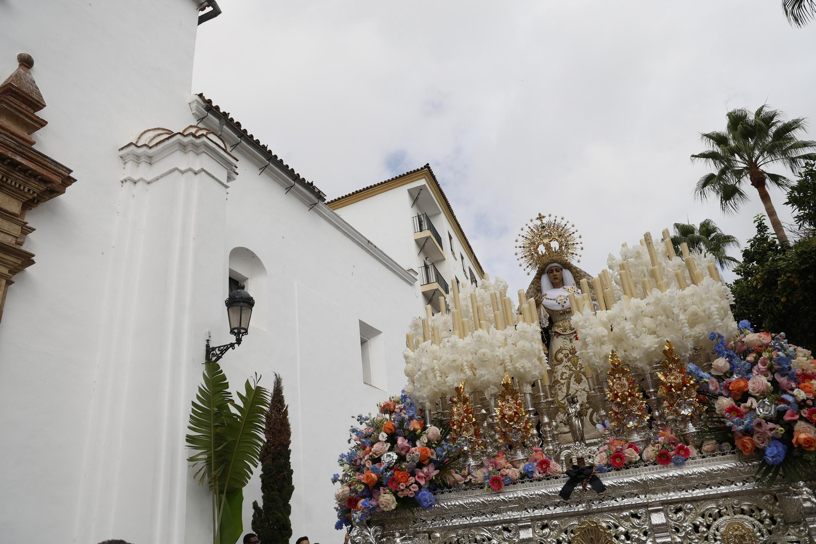 Las fotos de la peregrinación extraordinaria de la Esperanza de Algeciras a la iglesia de la Palma