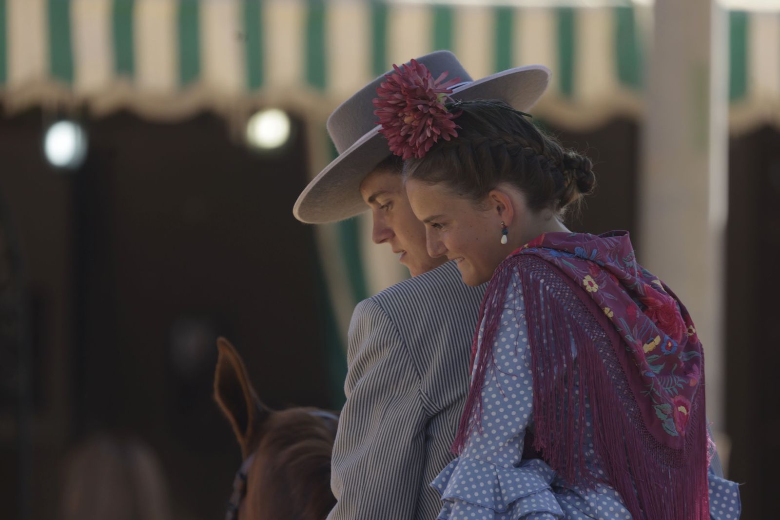 Imágenes de ambiente en la Feria de Sevilla