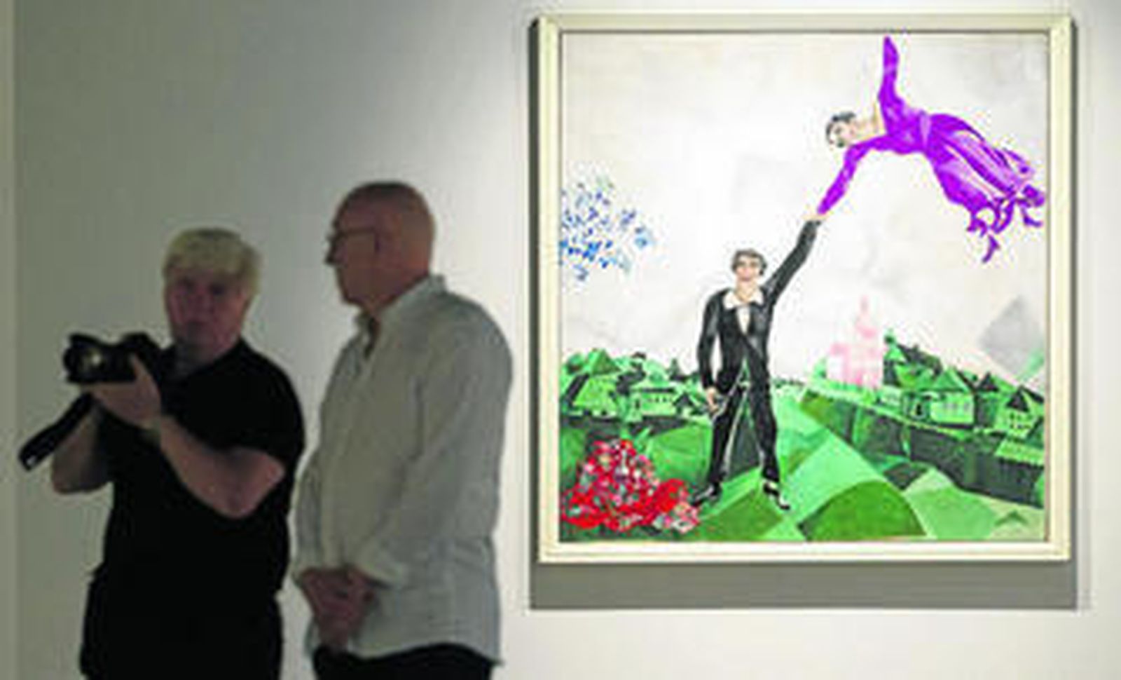 'Paseo' (1917), de Marc Chagall, joya de la corona de la nueva exposición del Museo Ruso de Málaga.