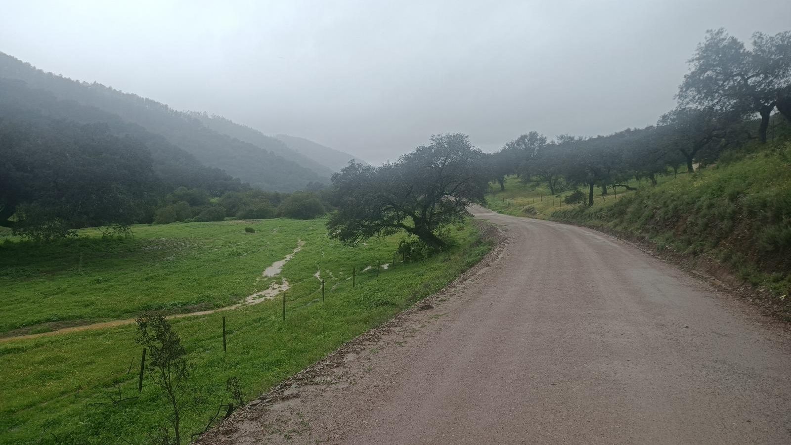 La Colada de Hinojales es quizá el tramos más bonito de la etapa.