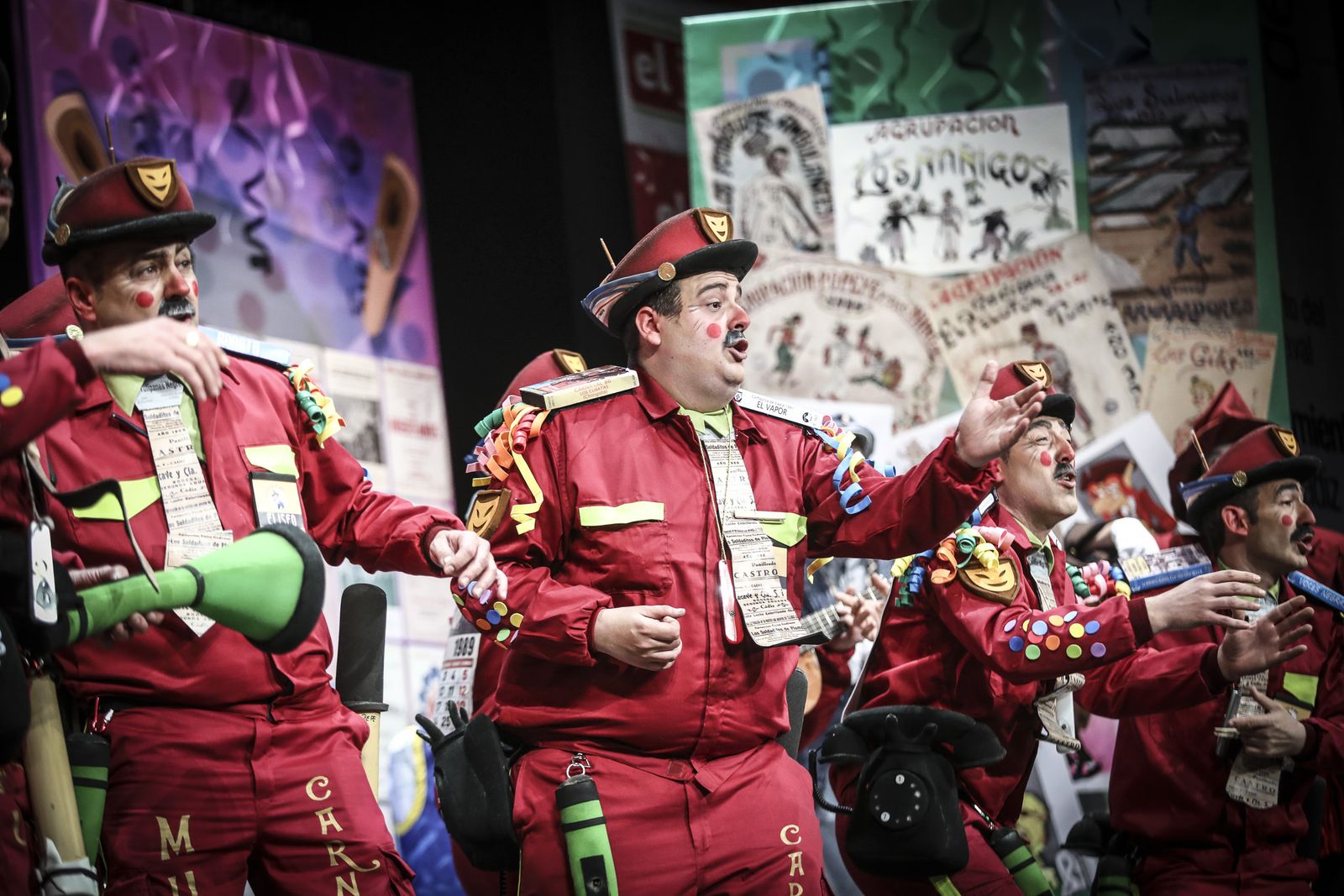 Chirigota Una noche en el museo