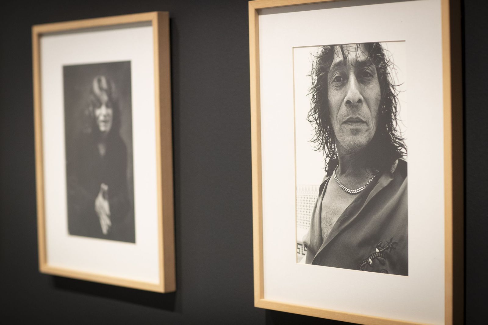 Dos de los retratos que componen la muestra.