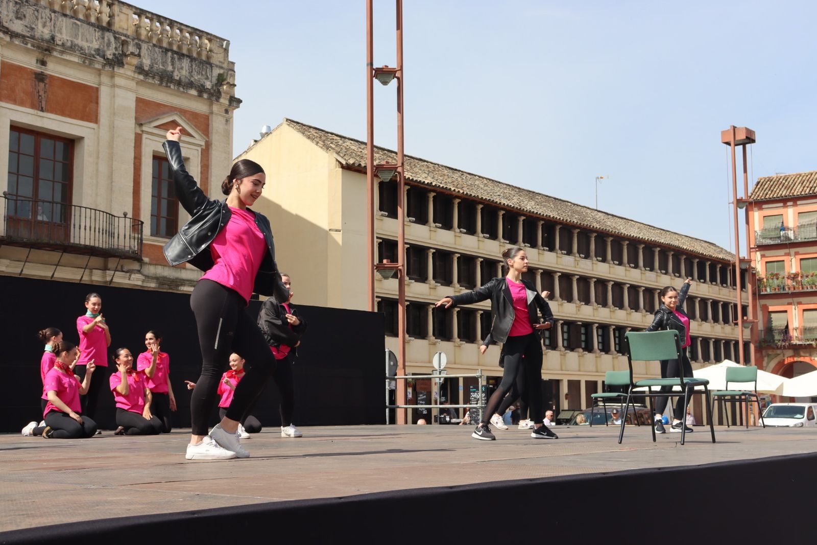 'Flashmob' en La Corredera por el Día Internacional de la Danza