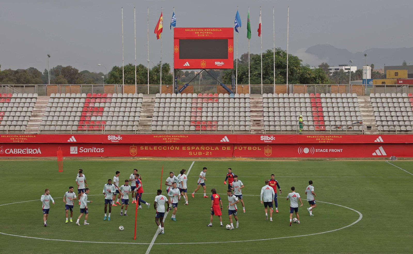 Fotos del entrenamiento de la selección española sub-21 en Algeciras