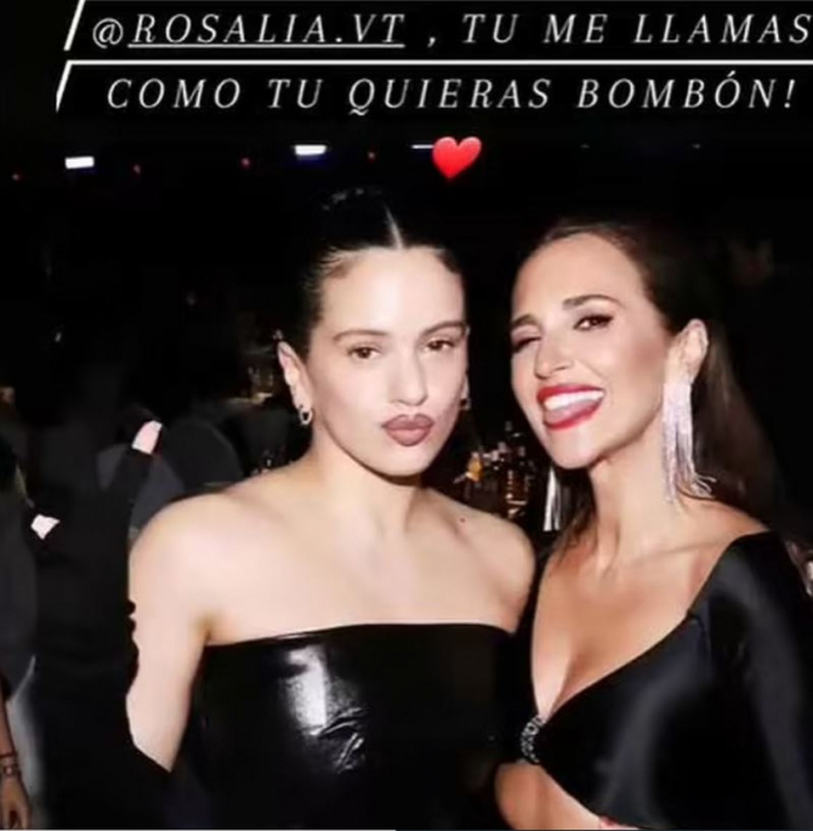 Storie de Paula Echevarría junto a Rosalía