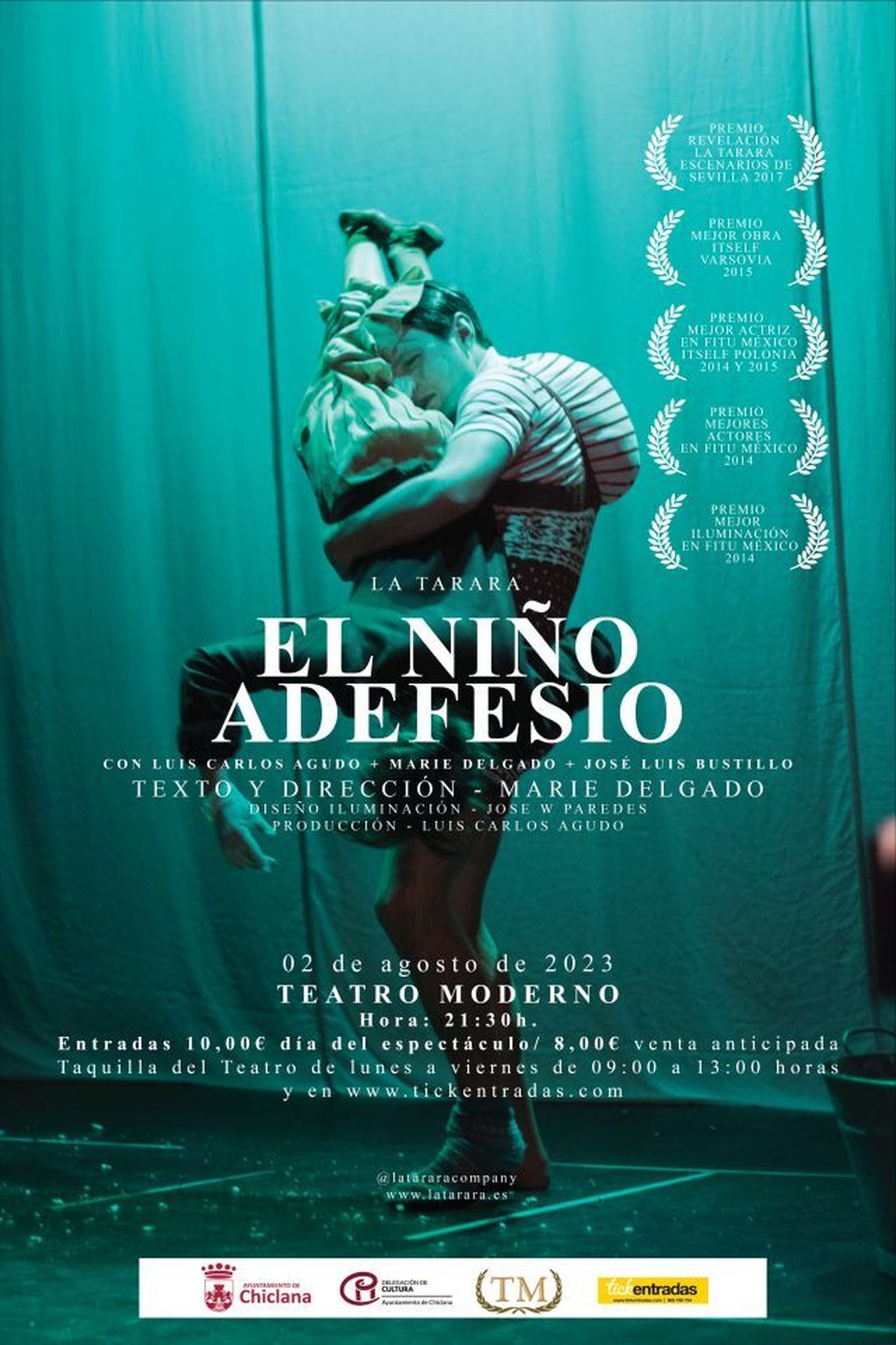 La Tarara trae mañana al Teatro Moderno ‘El niño adefesio’