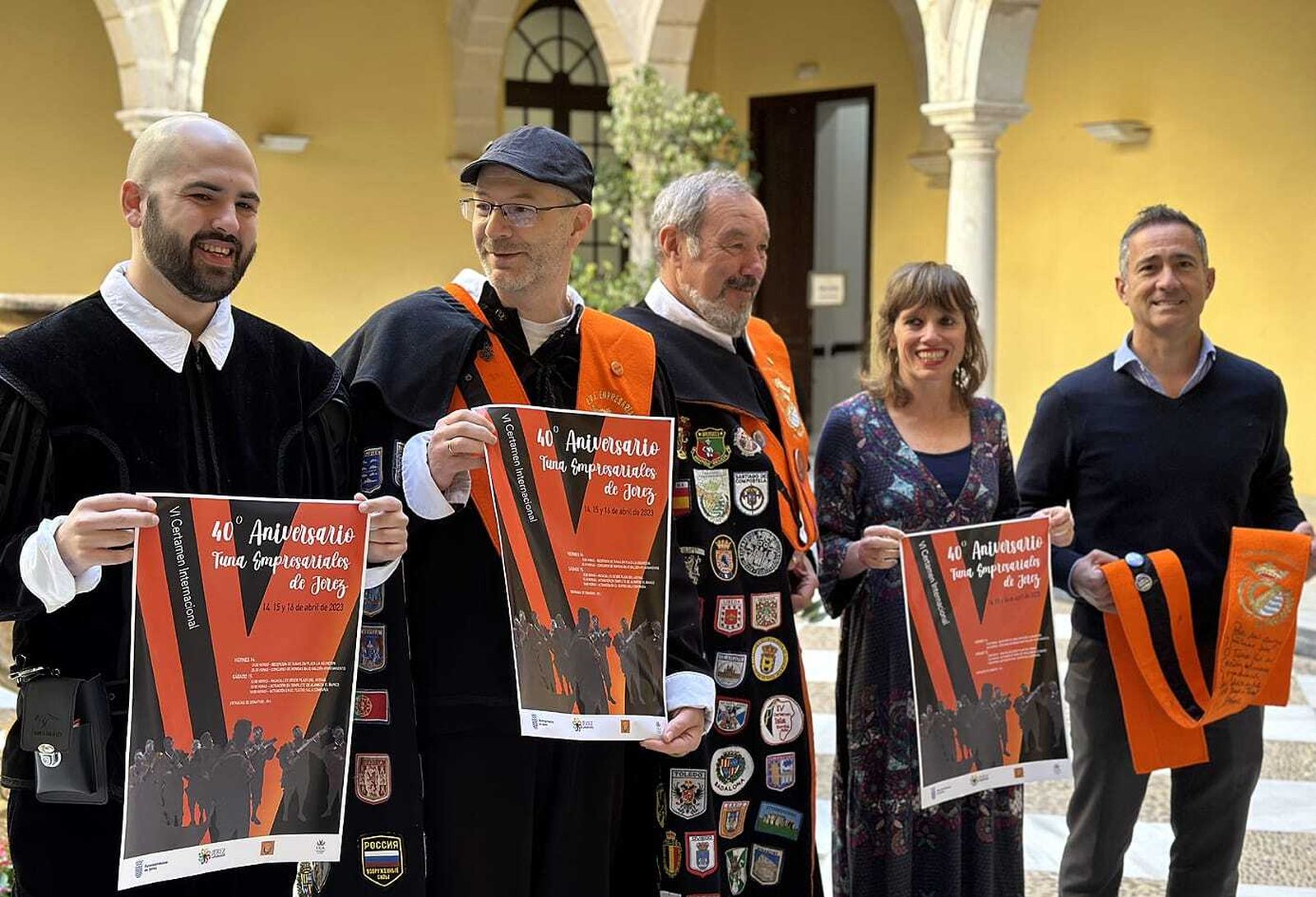 Presentación del cartel del VI Certamen de tunas ‘Ciudad de Jerez’.
