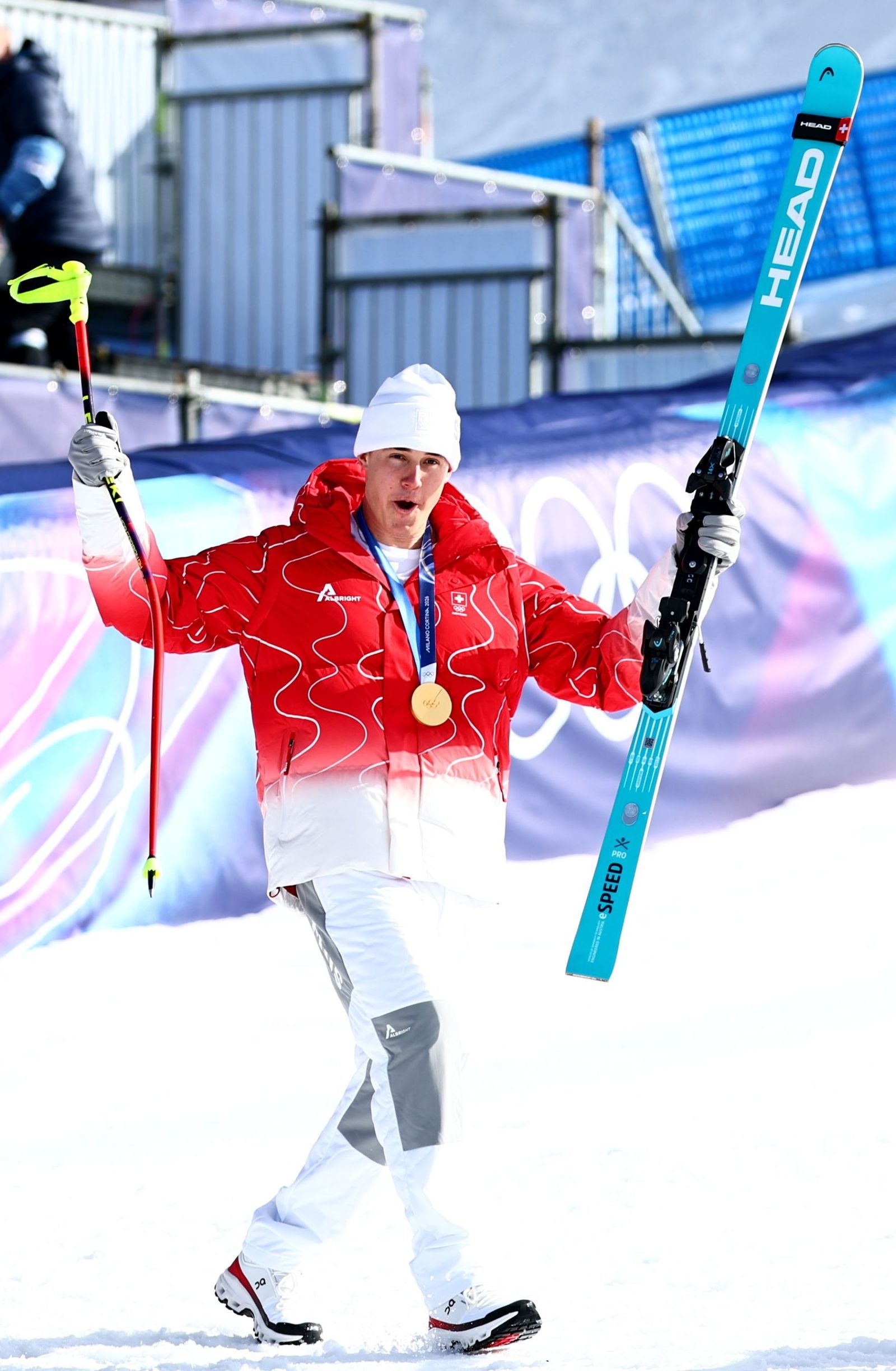 Las espectaculares fotos del descenso masculino en los Juegos Olímpicos de invierno