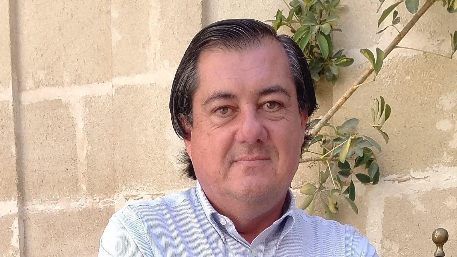 Gonzalo Ganaza, durante la entrevista.