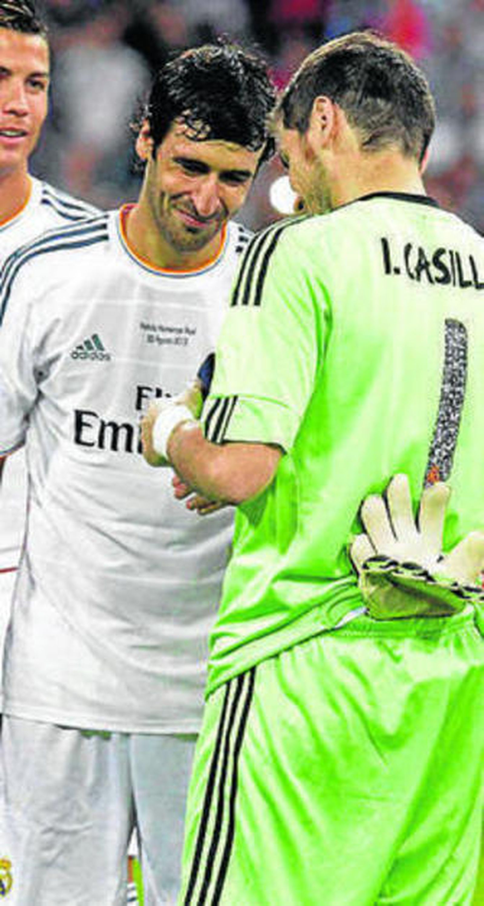 Raúl y Casillas.