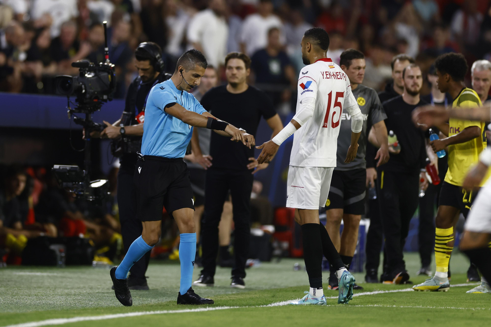 Las imágenes del Sevilla fc-Borussia