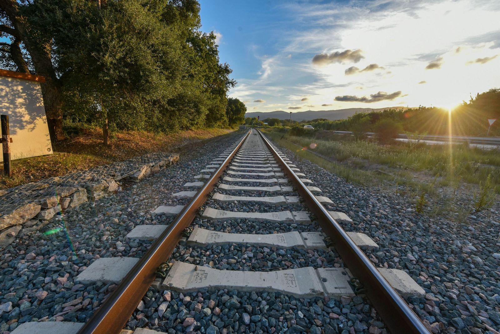 Vías del tren entre Algeciras y Bobadilla.