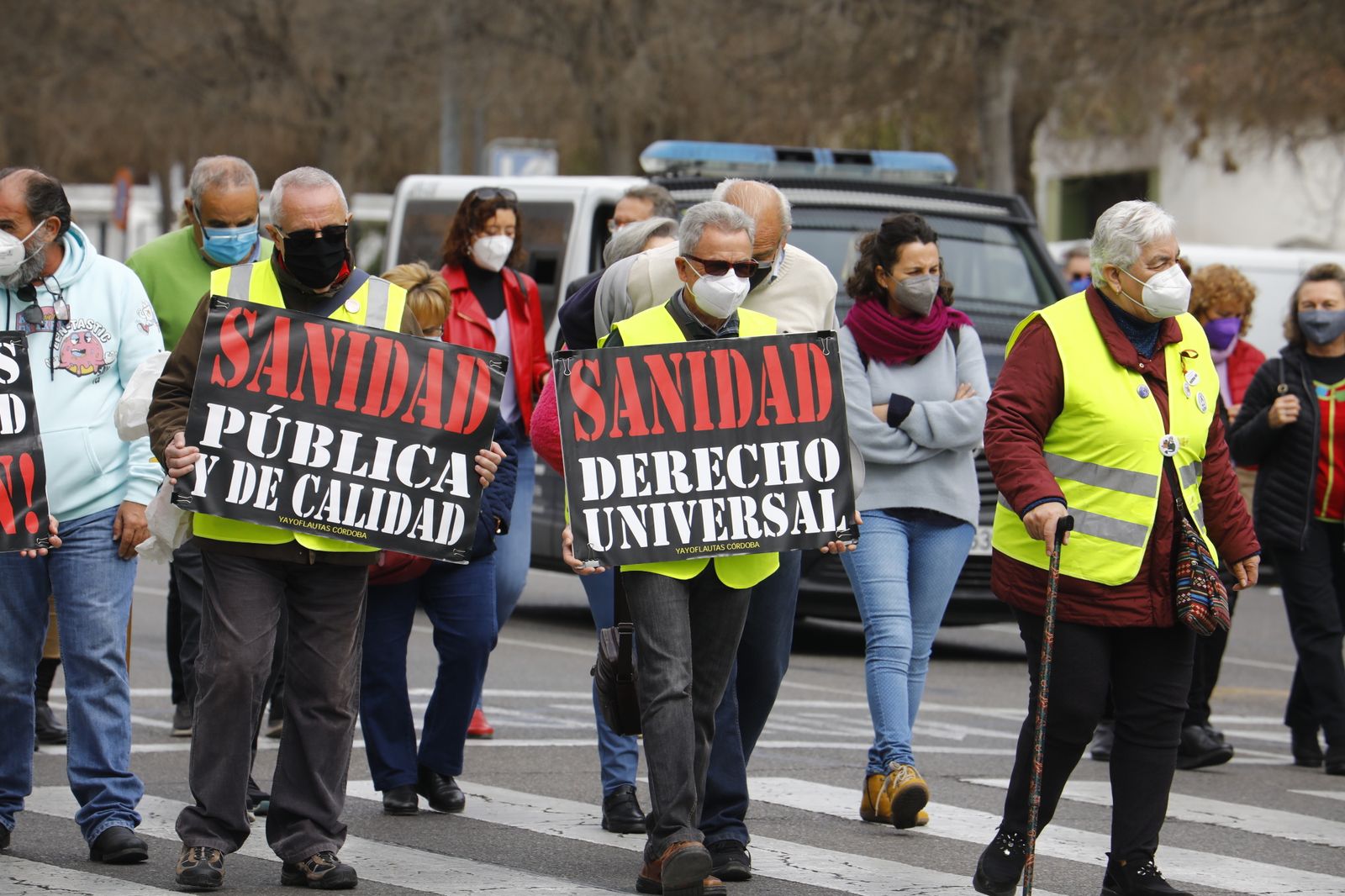 Manifestación en defensa de la sanidad pública en Córdoba, en imágenes