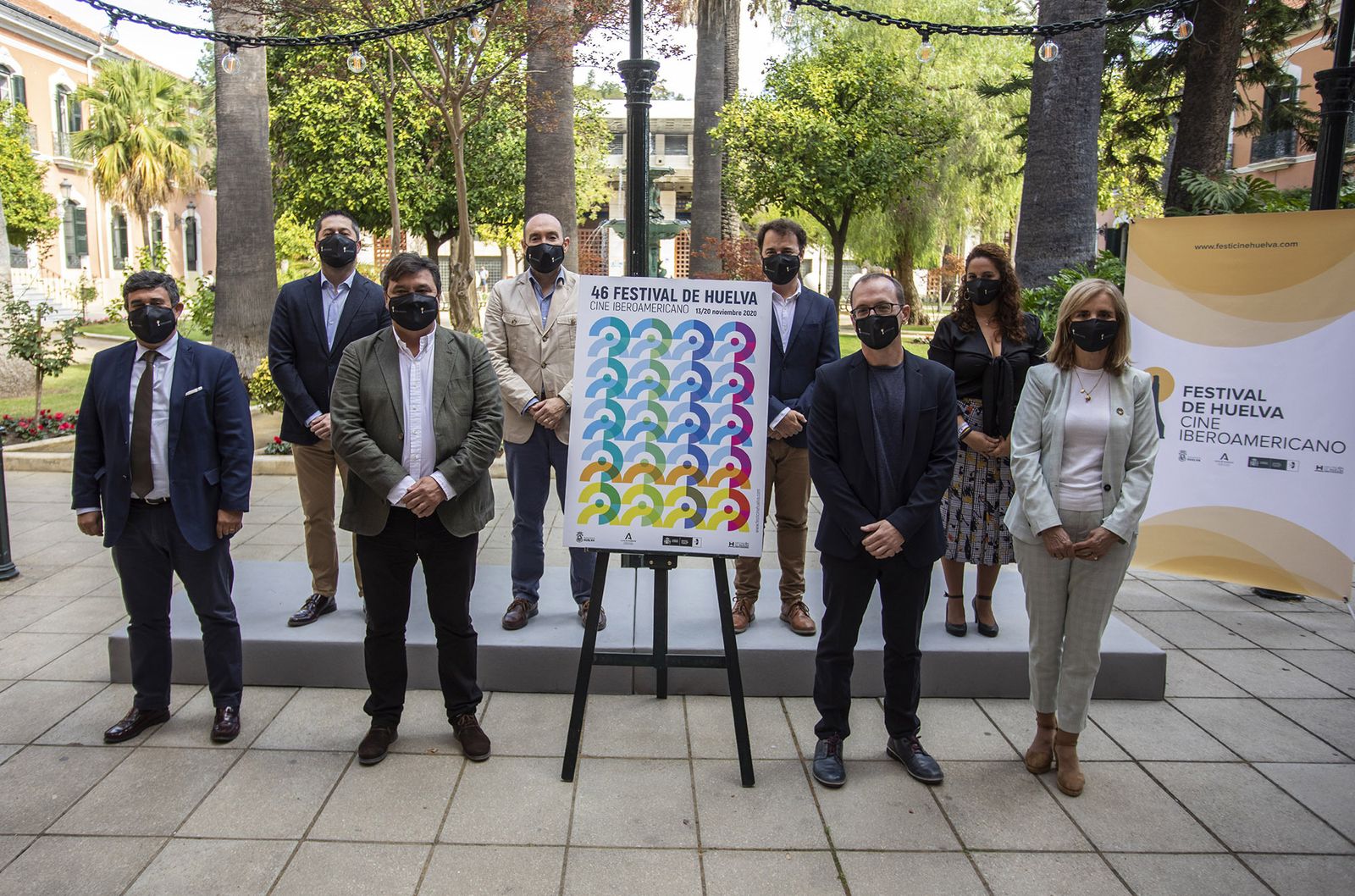 Presentación del cartel anunciador del Festival de Cine Iberoamericano de la pasada edición.
