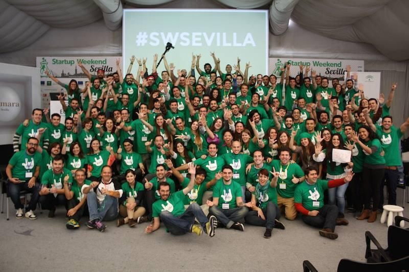 Participantes de la última edición de Startup Weekend Sevilla. Participantes de la última edición de Startup Weekend Sevilla.