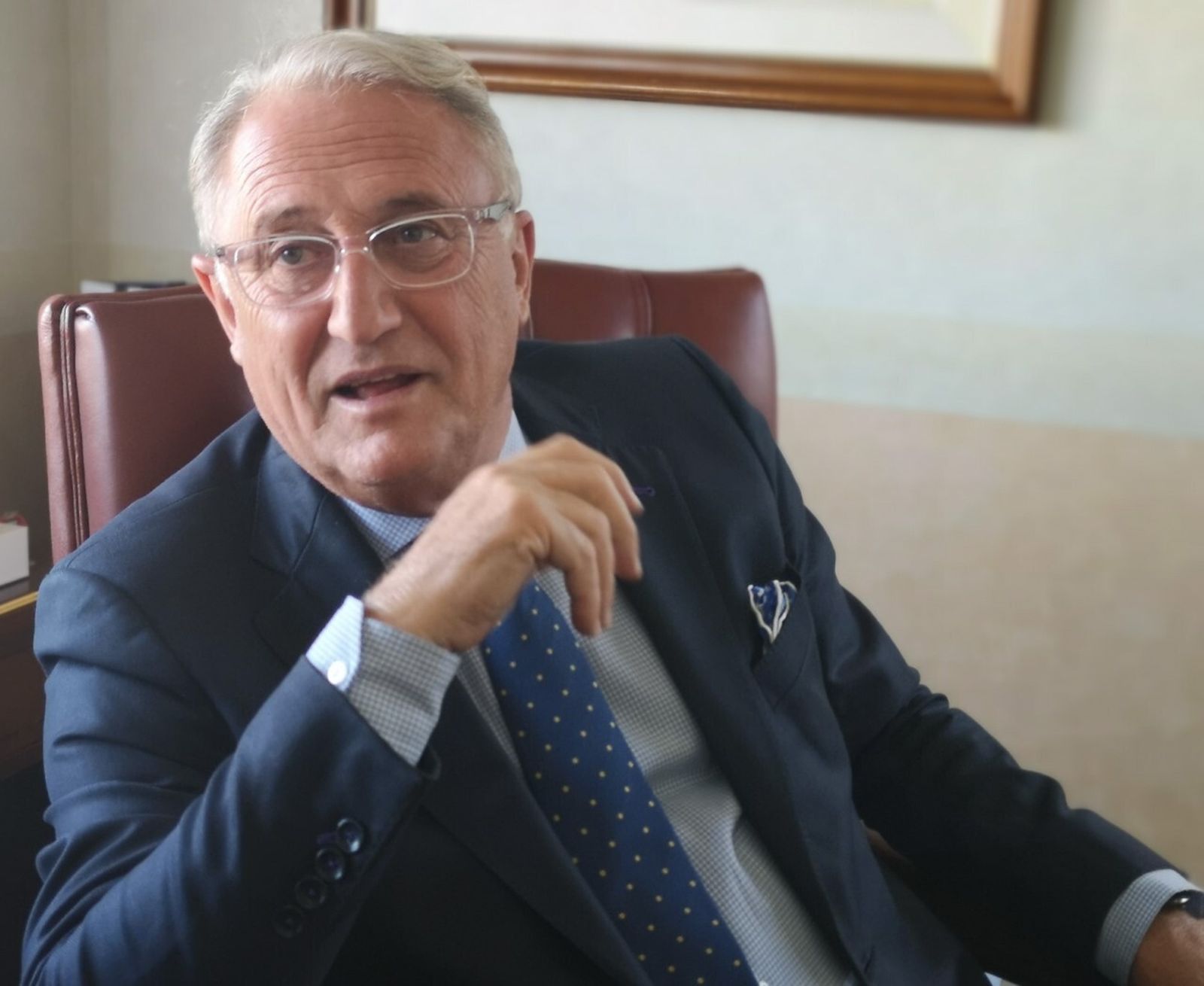 Jesús Caicedo, presidente de la Autoridad Portuaria de Almería