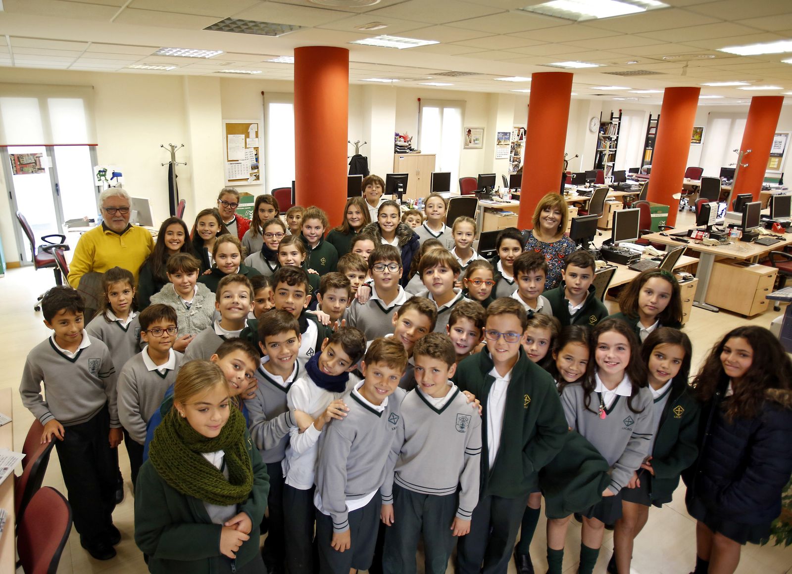 Estudiantes del colegio Liceo de San Fernando (26-11-2016)