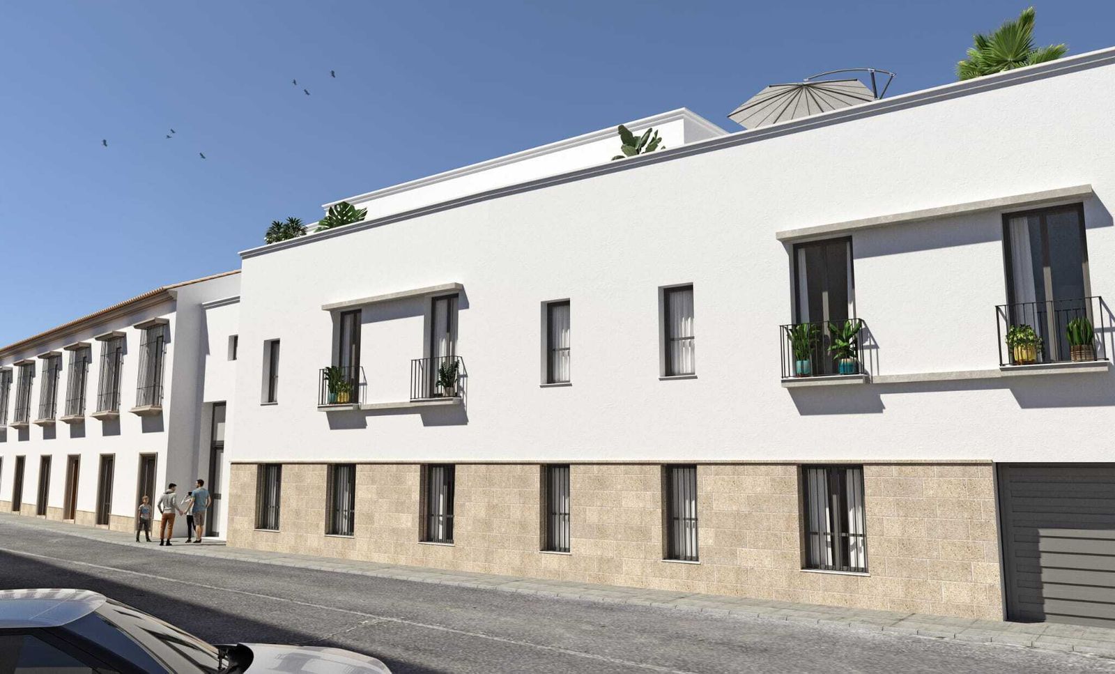 Una imagen de cómo será la nueva construcción.