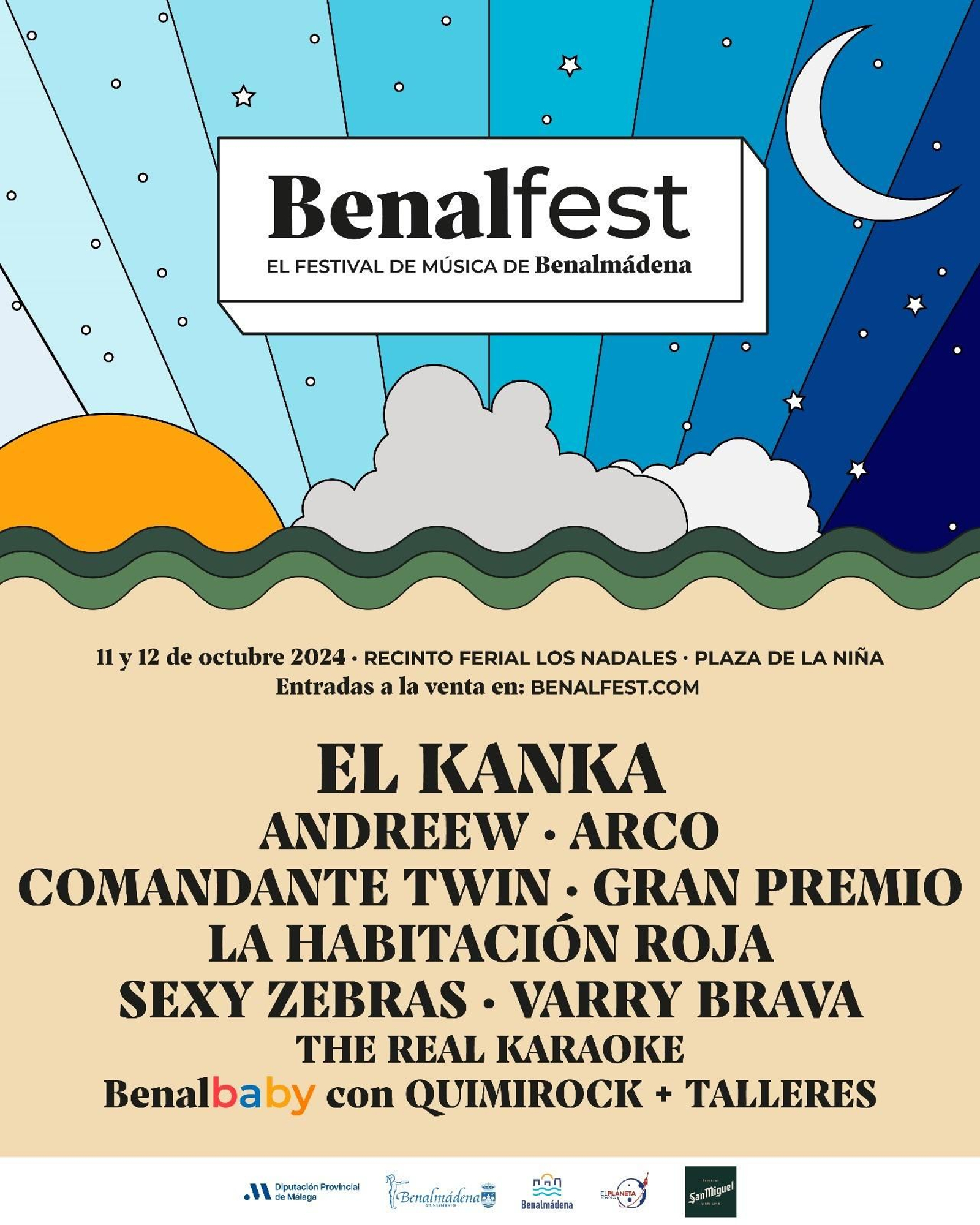 Cartel promocional del Benalfest. Cartel promocional del Benalfest.