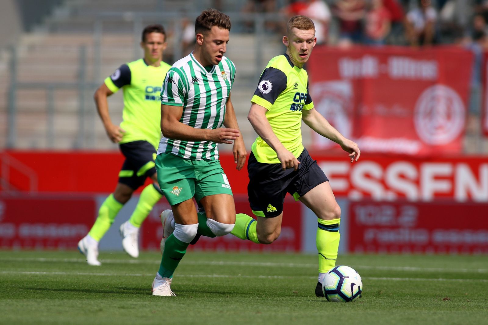 Francis, en el amistoso ante el Huddersfield Town.