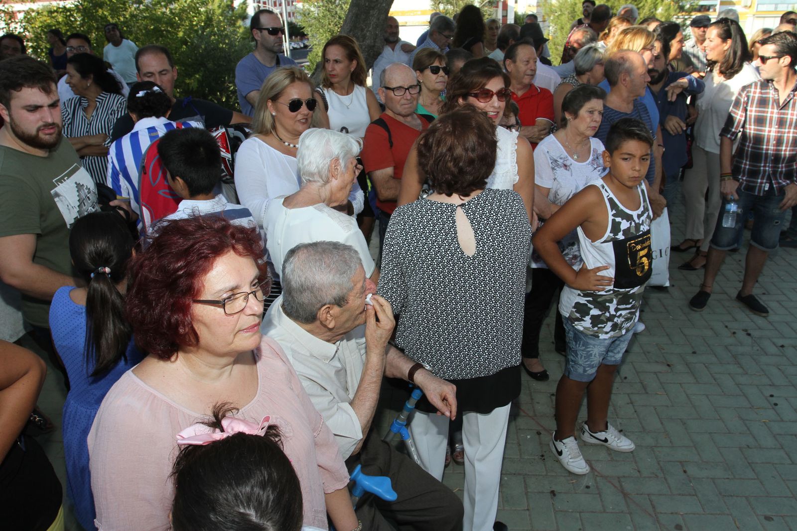 Inaguración del monumento al Niño Miguel.