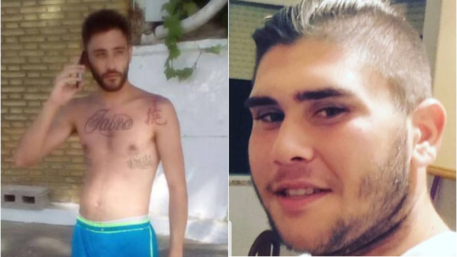 Joaquín T. M., 'El Caramelito' (i) y su hermano Jairo (d).