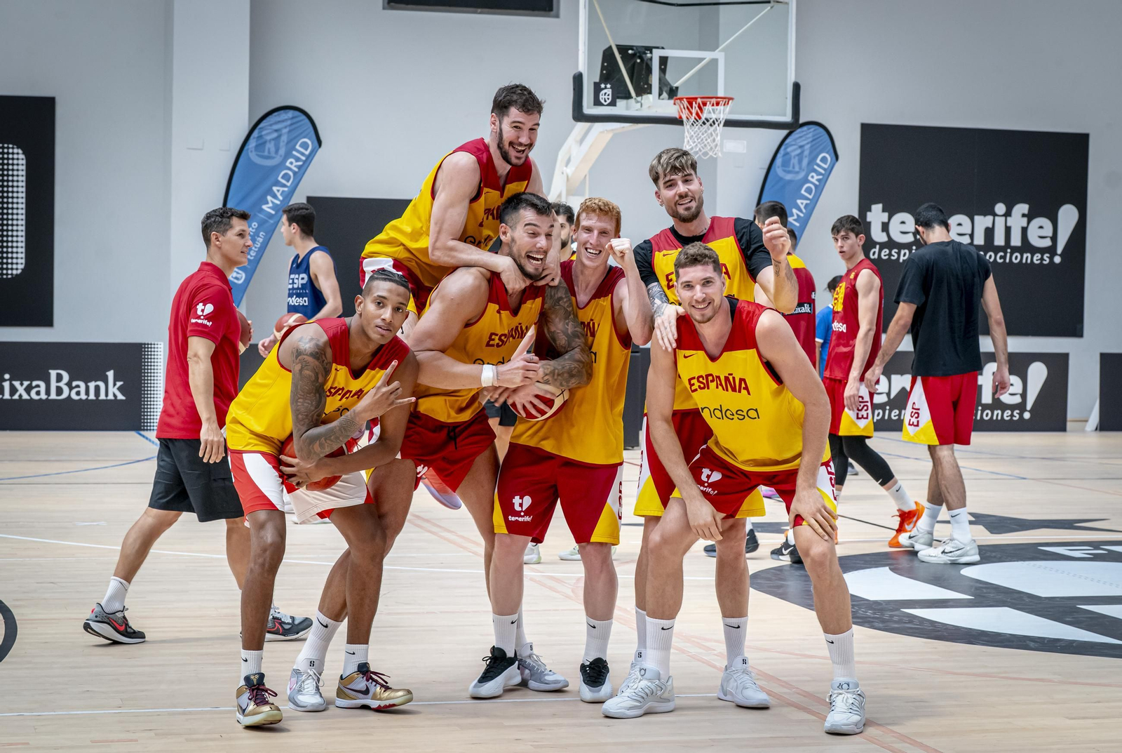 España acaba su trabajo en Madrid antes de venir a Málaga