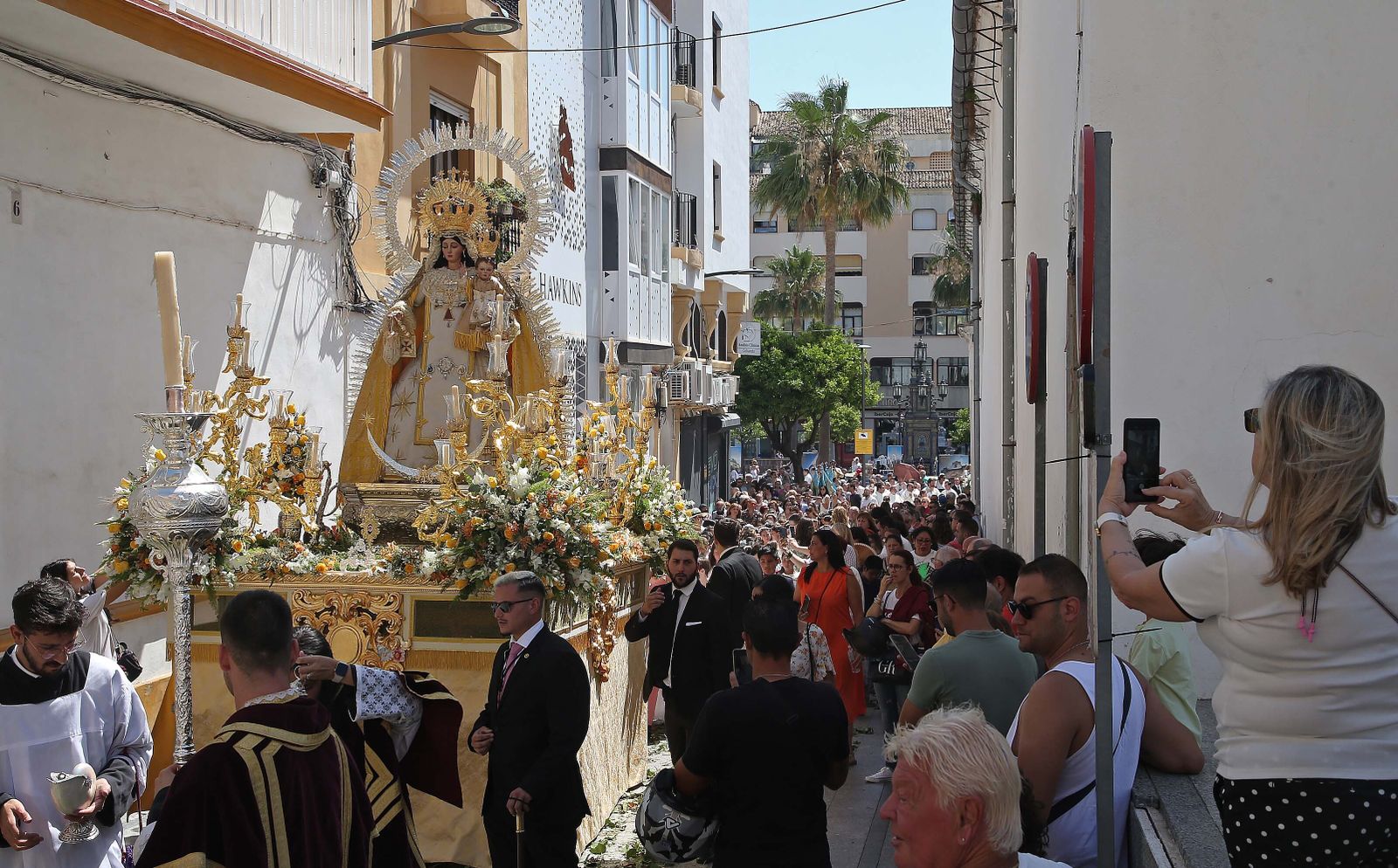 Las imágenes de la  celebración del Corpus Christi en Algeciras