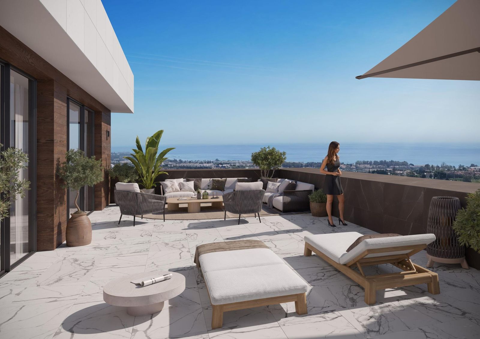 Imagen de la terraza.