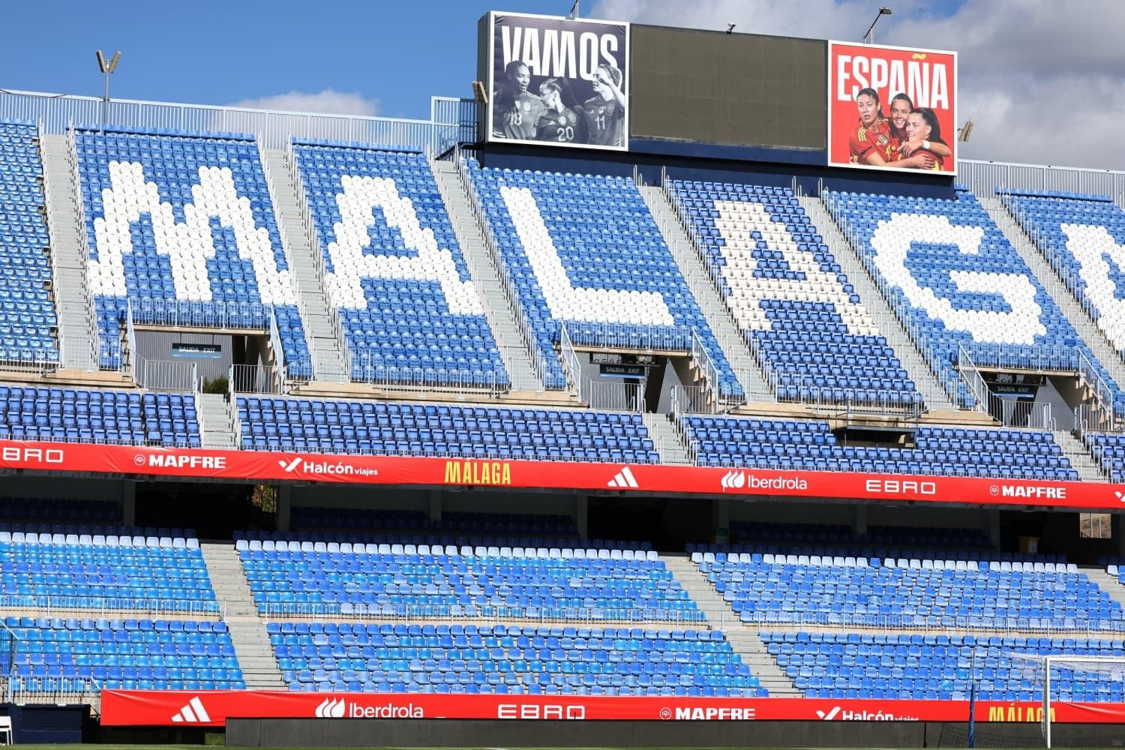 España-Suecia de la UEFA Women's Nations League: La Rosaleda se engalana