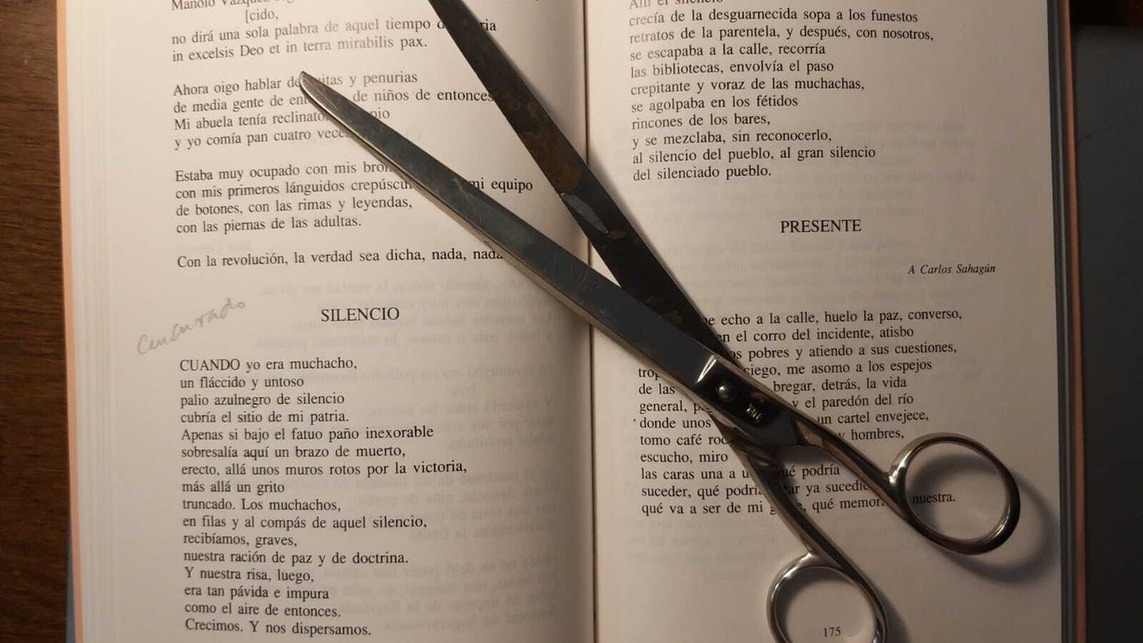 El poema de Enrique Molina censurado