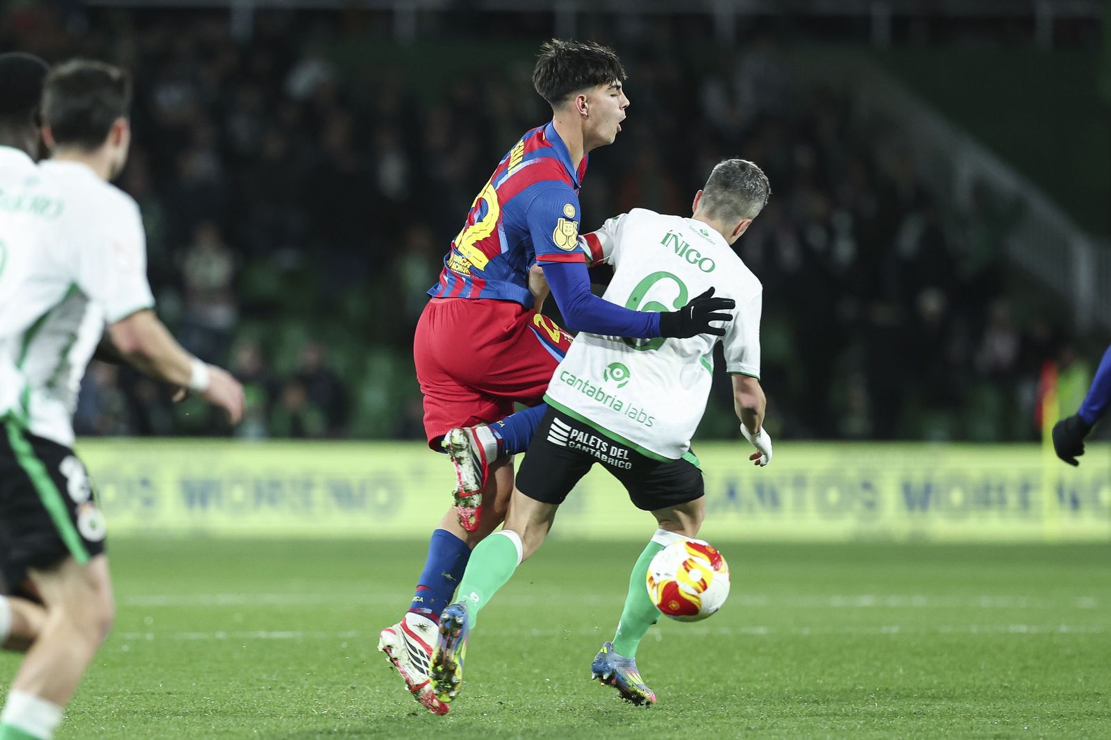 Las fotos del Racing-Barcelona de Copa
