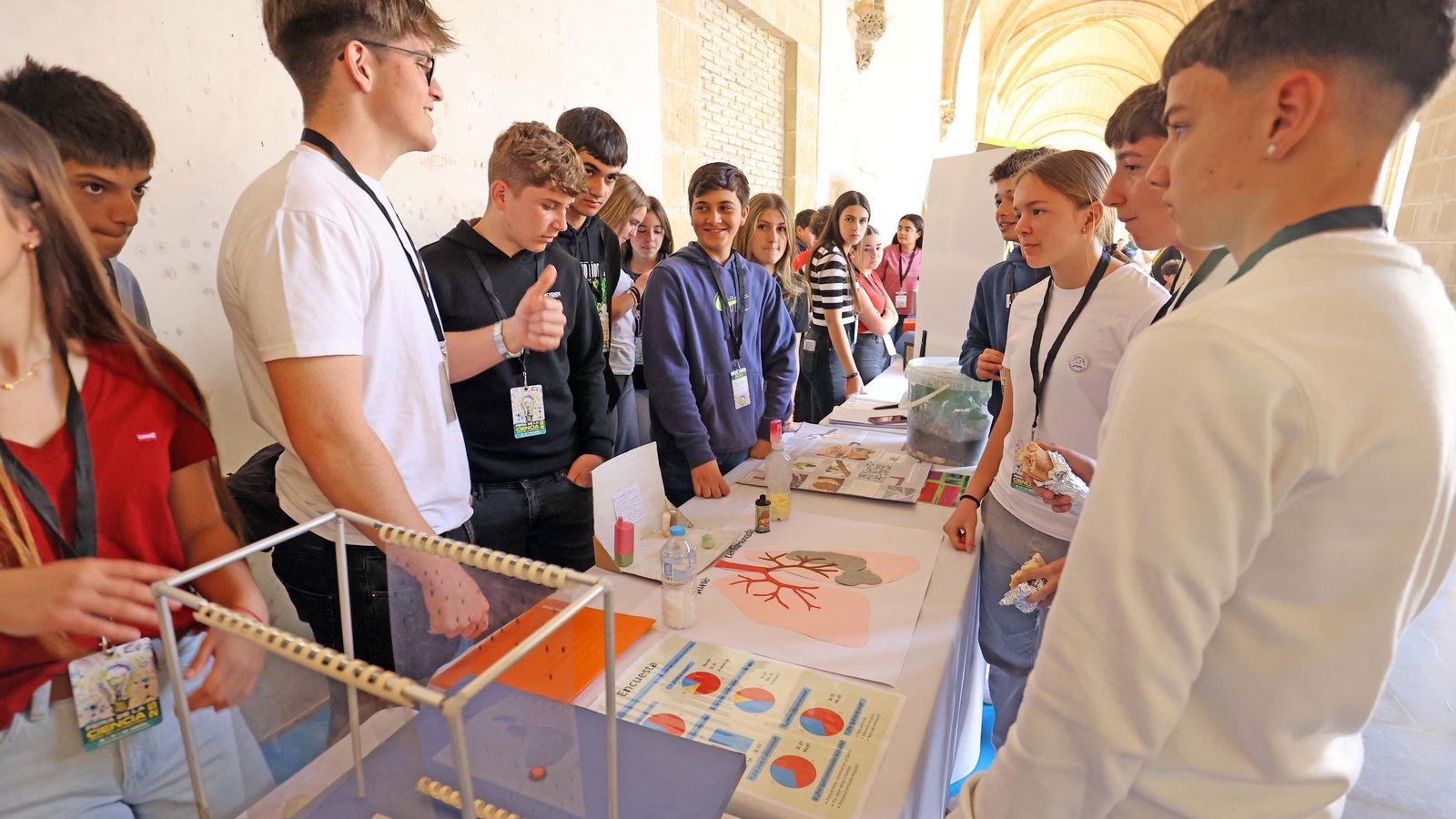 Otro de los stands de la Feria de la Ciencia.