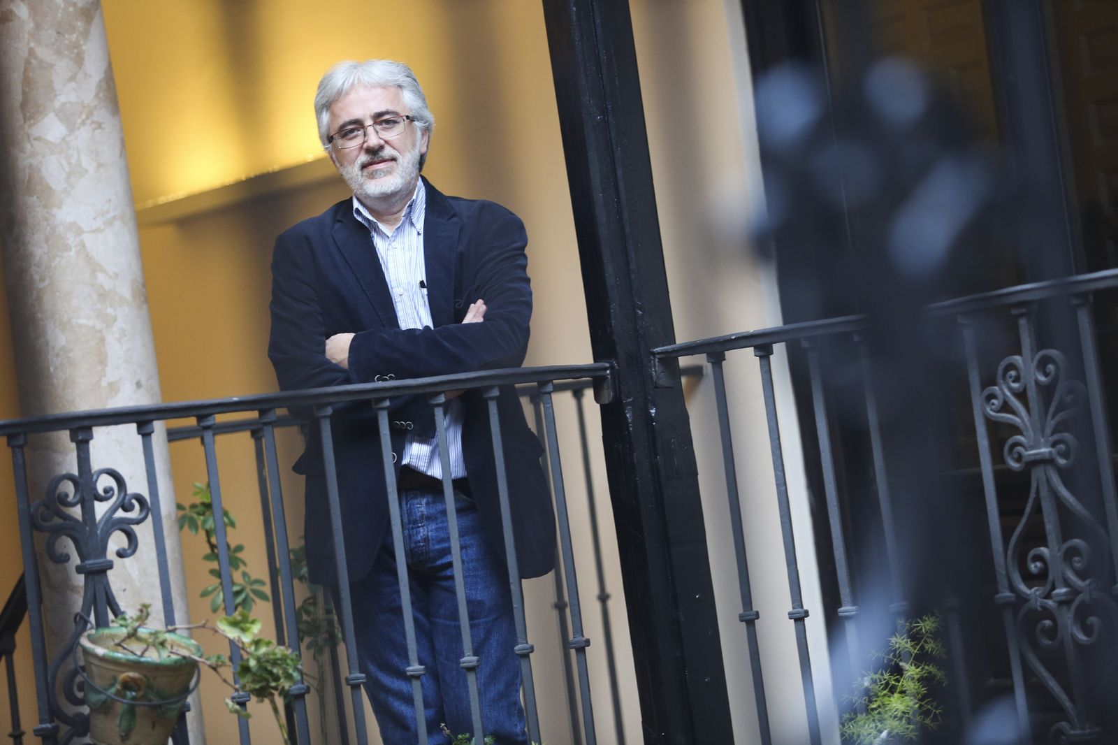 Miguel Cabañas, ayer, en la Sociedad Económica de Amigos del País.