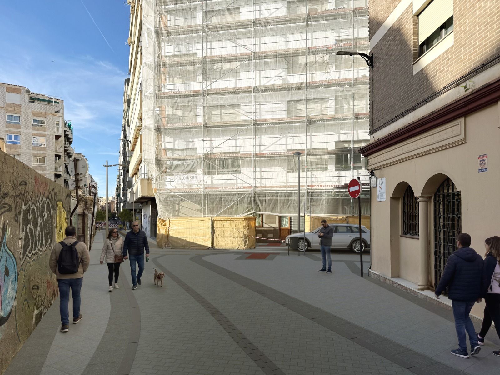 Imagen que tendrá la calle tras la reforma.