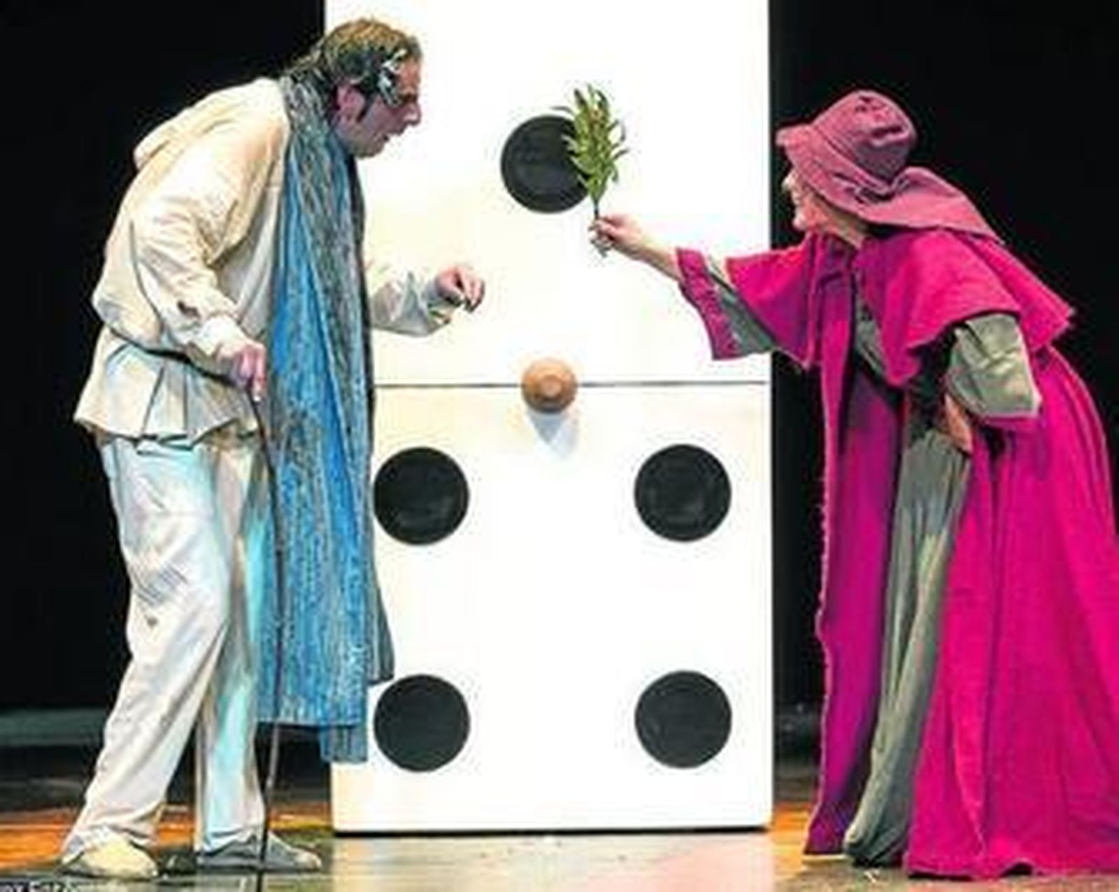 Un instante de la representación teatral que se podrá disfrutar este domingo en el Pedro Muñoz Seca.