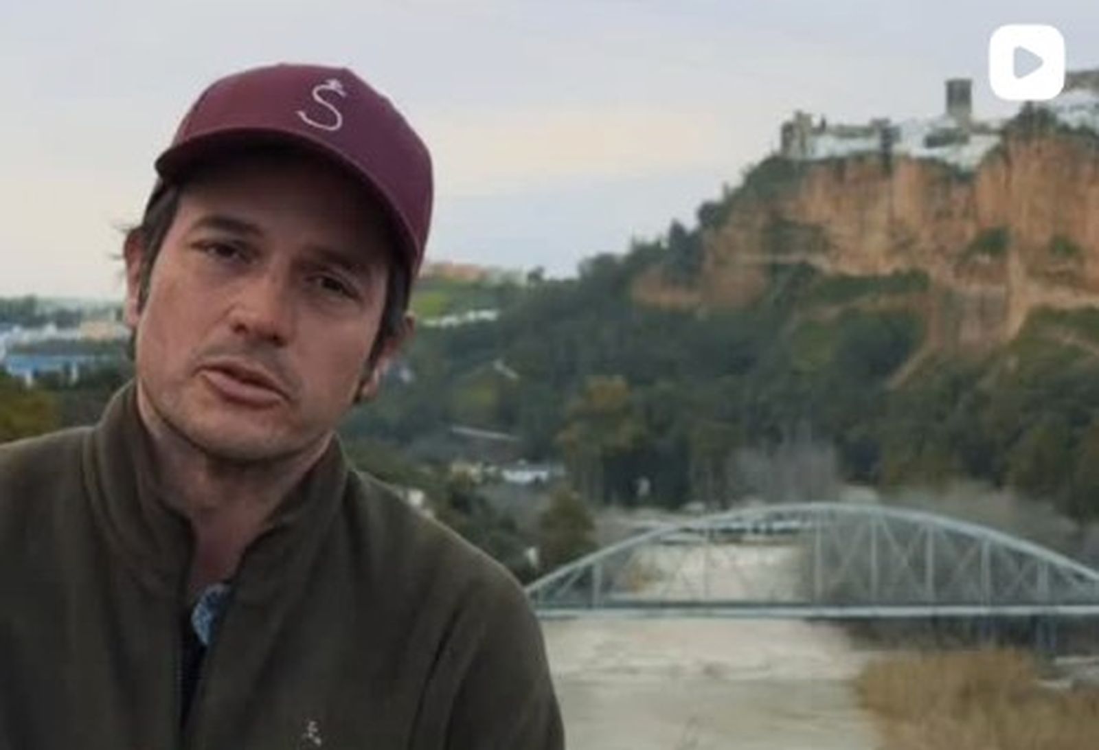 Igor Ramírez García-Peralta, en un instante del vídeo en el que pide ayuda para Arcos.