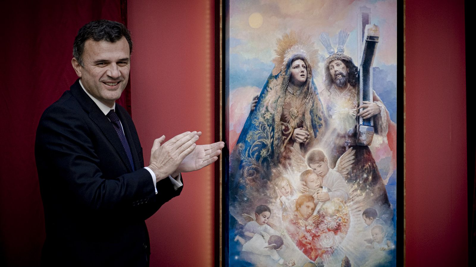 Las imágenes de la presentación del cartel y pregonero de la Semana Santa de Cádiz 2025