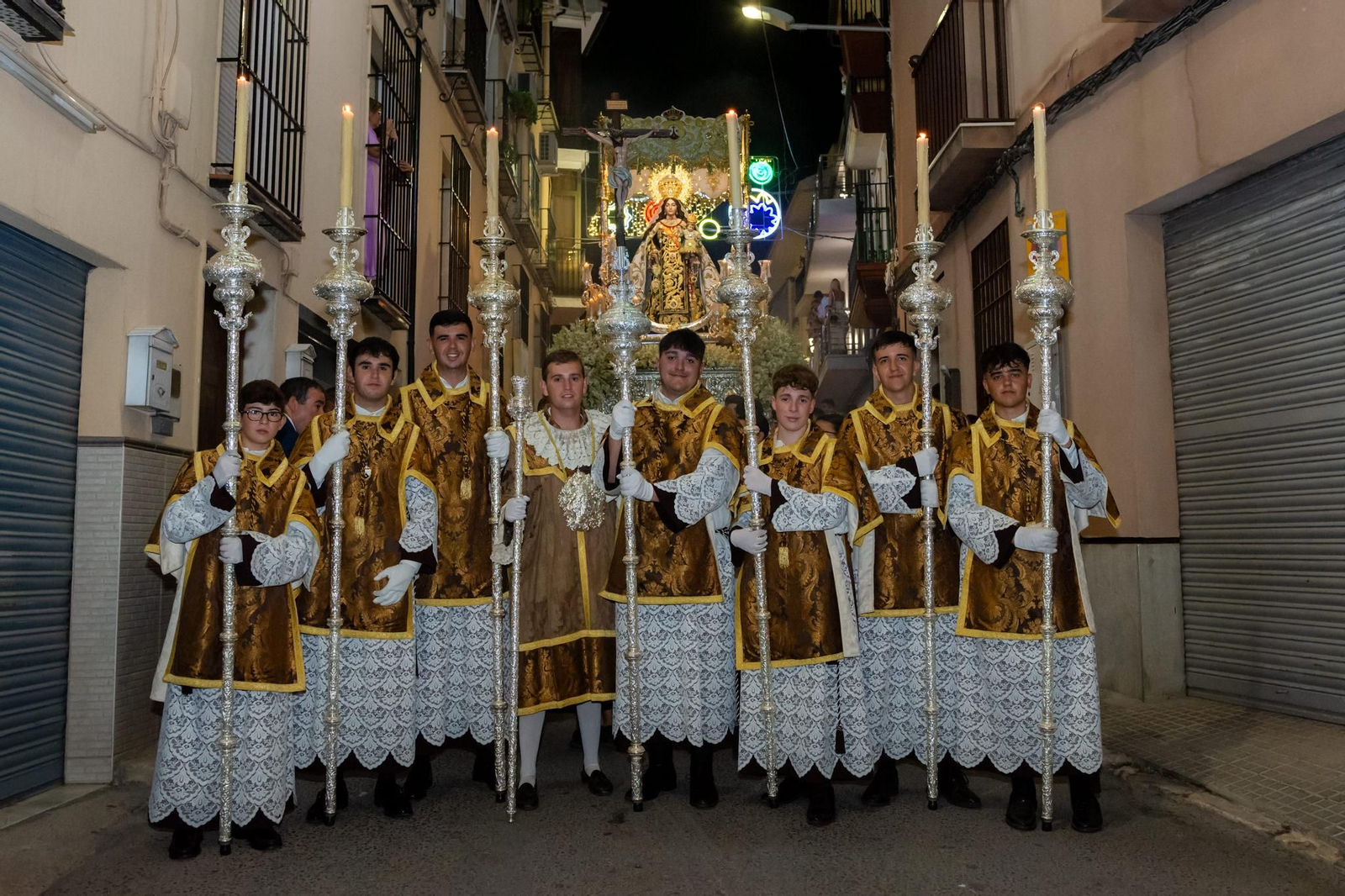 Los momentos más especielas de la procesión de la Virgen del Carmen en Rute, en imágenes
